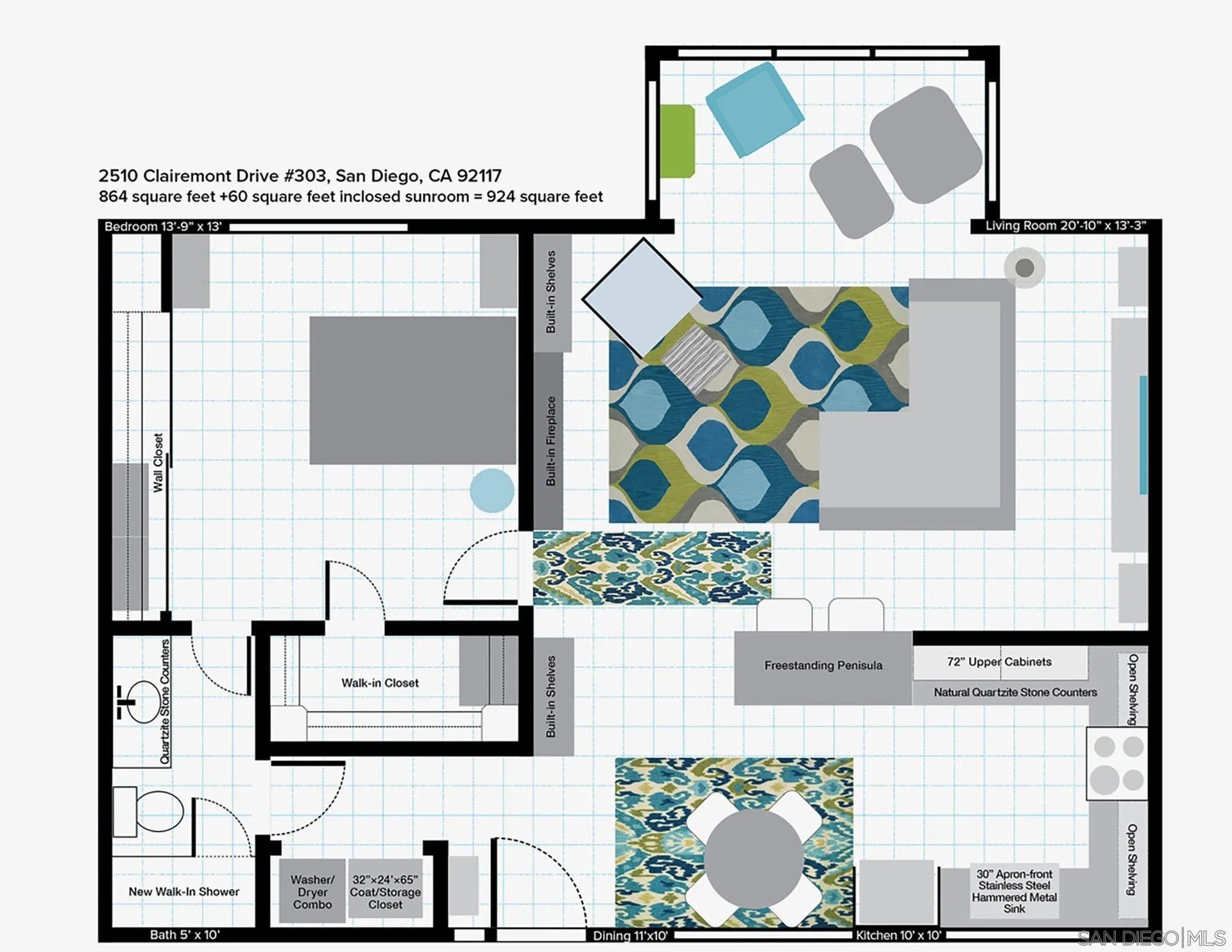 San Diego, California, 92117, United States, 1 Bedroom Bedrooms, ,1 BathroomBathrooms,Residential,For Sale,1959274