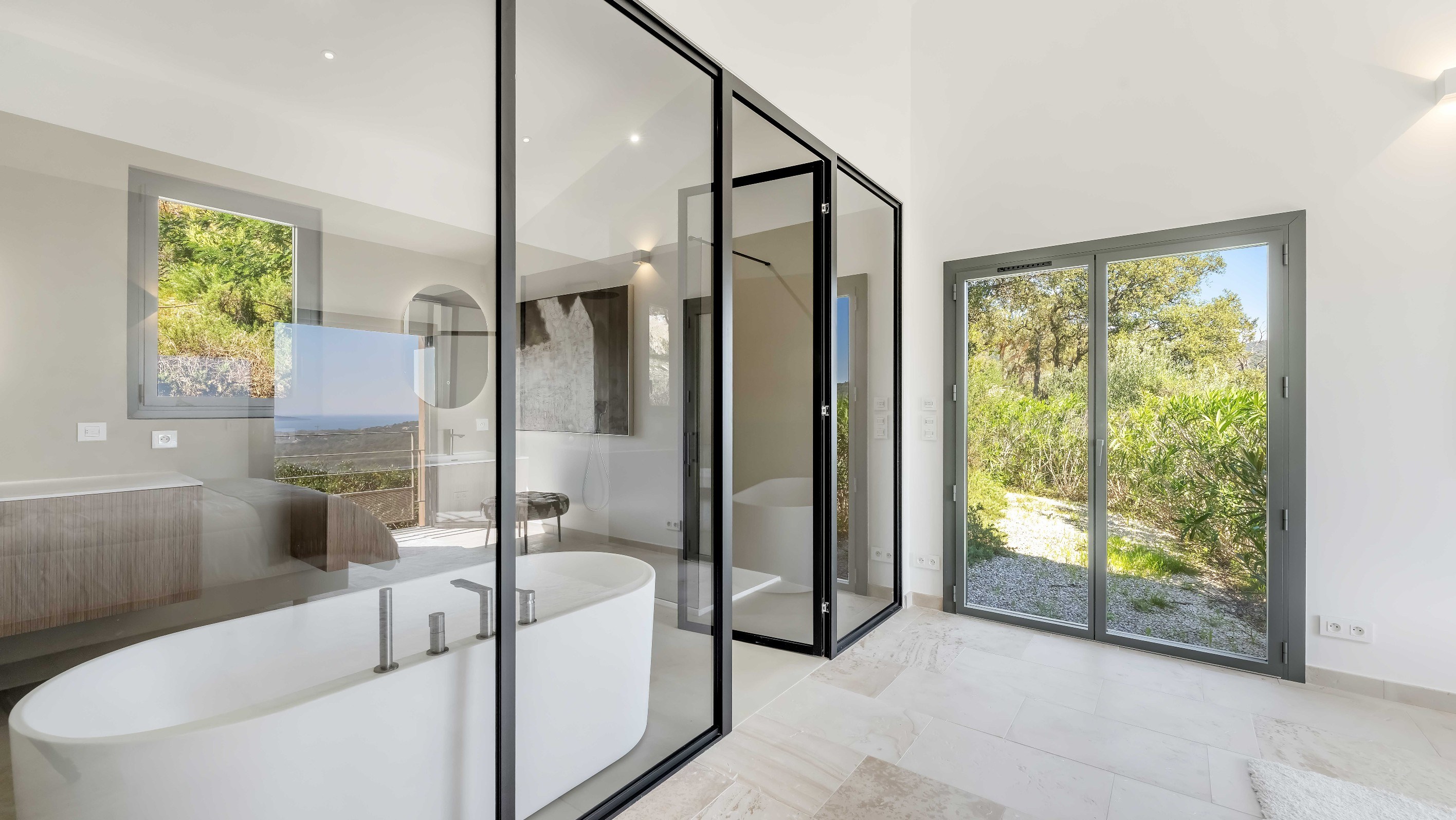  Grimaud villa 5 bedroom sea view Gulf of Saint-Tropez pool secure estate guest … - 物件實景