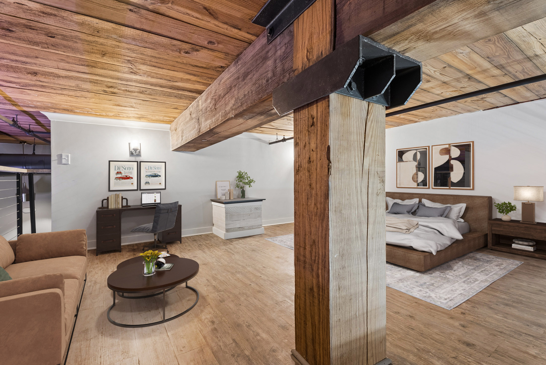  Rare One Bedroom with Loft in Historic Stacks - 物件實景