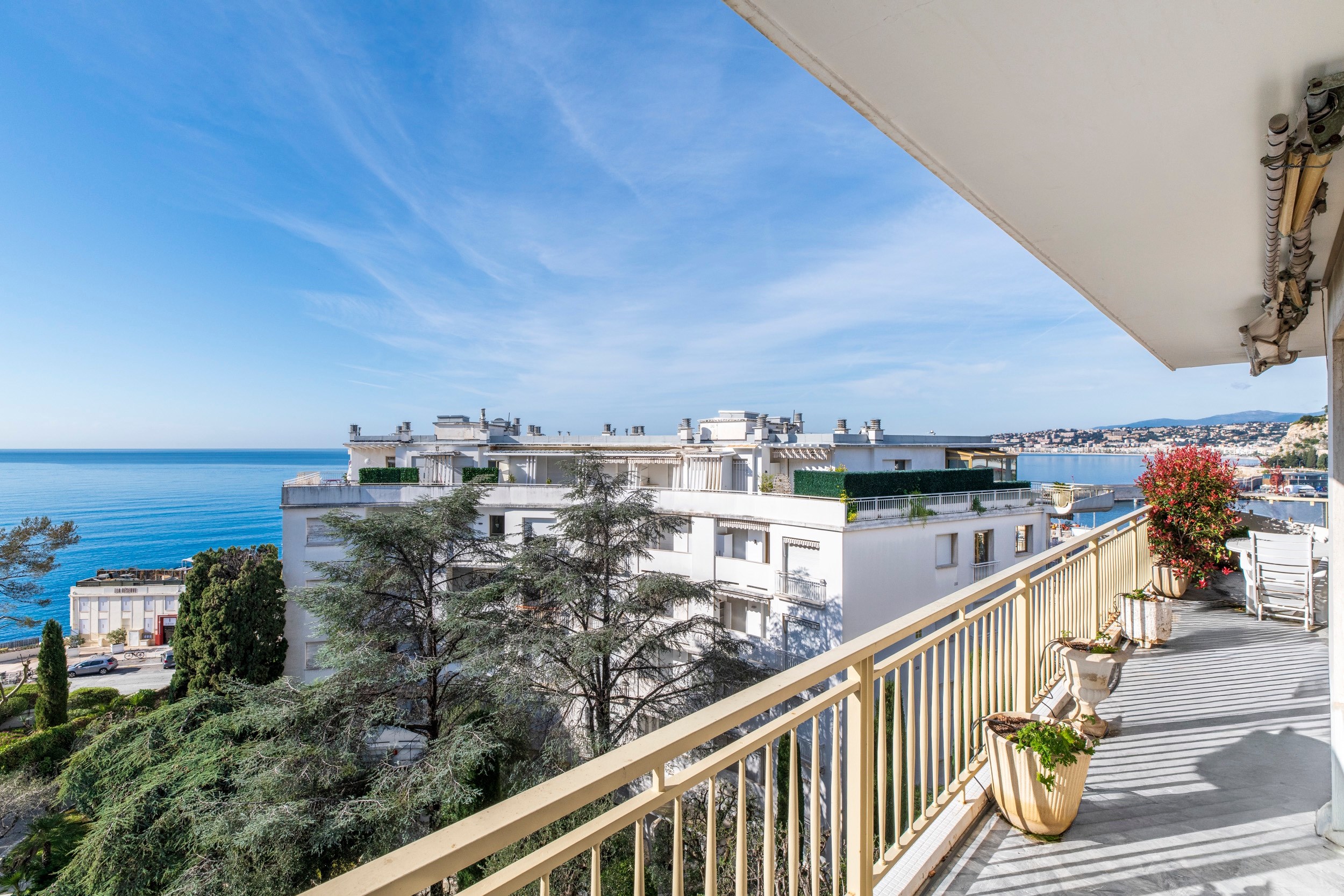  Nice Franck Pilatte sea view apartment with terrace in prestigious residence - 物件實景