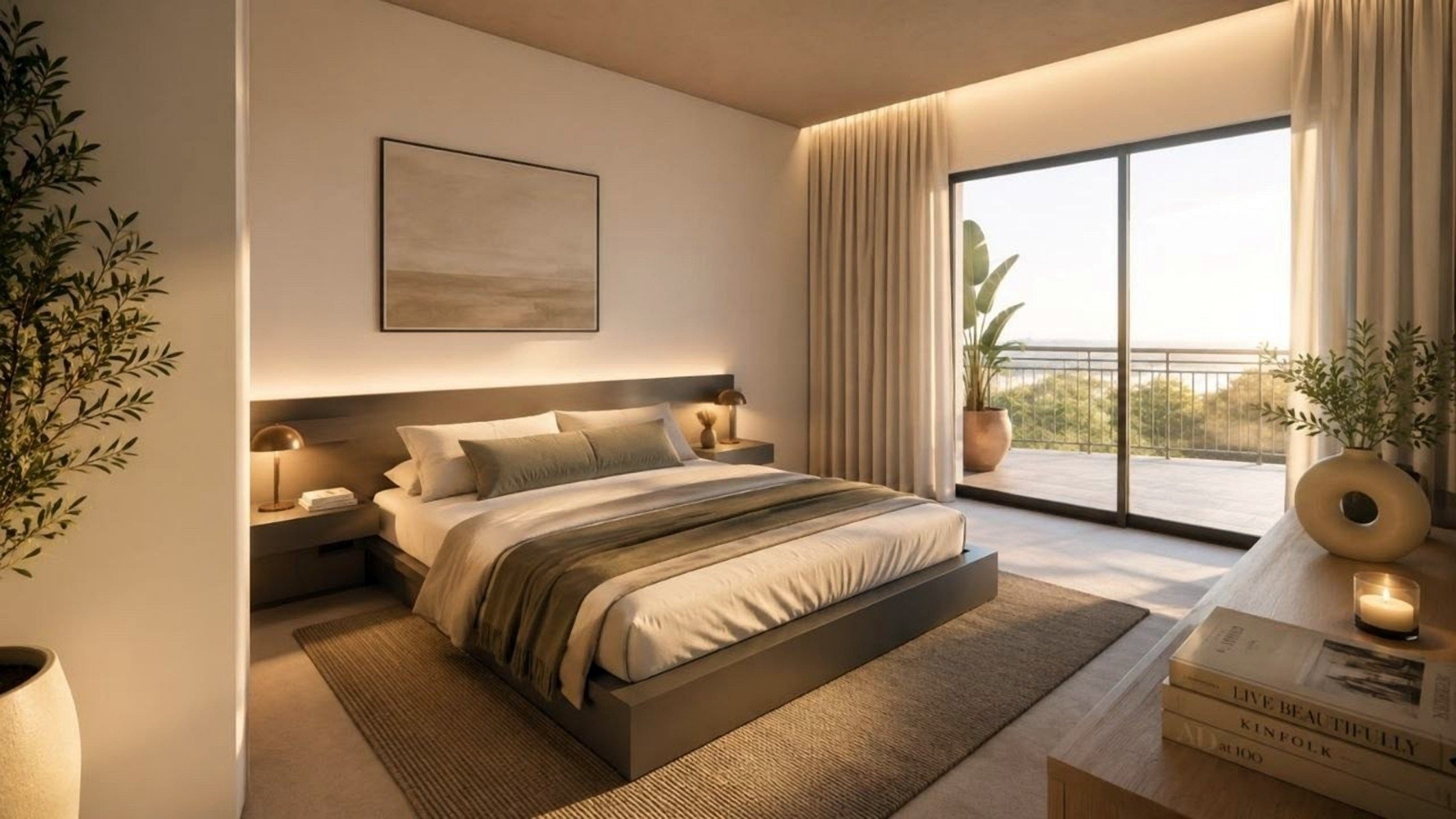  Contemporary Semi-Detached Residence with Mountain VIews in Stroumbi, Pafos - 物件實景
