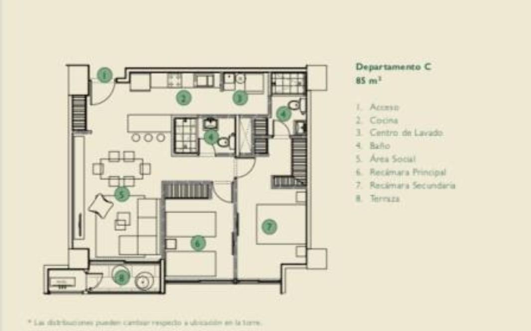 washington, Monterrey, Nuevo León, 64000, Mexico, 2 Bedrooms Bedrooms, ,1 BathroomBathrooms,Residential,For Sale,washington,1443034