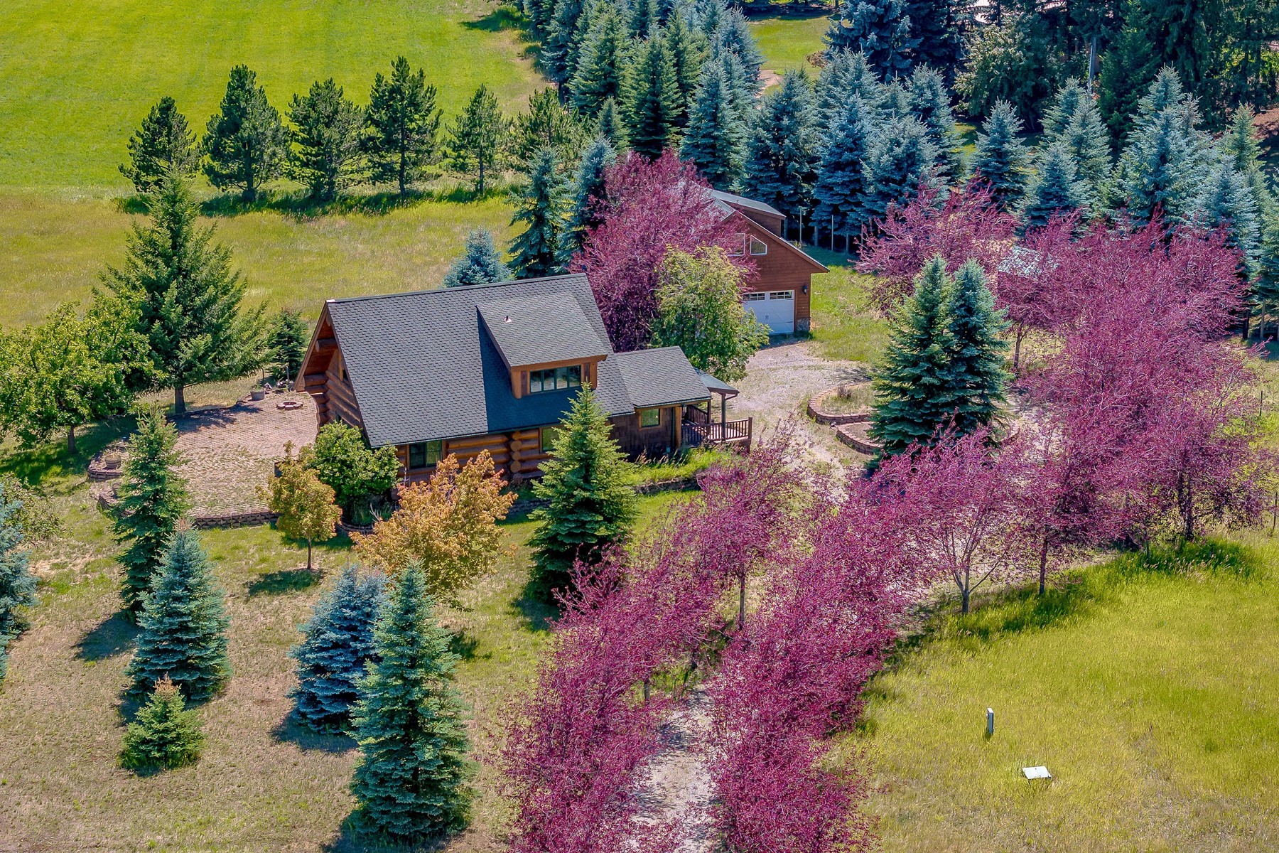  Artistic Log Home, Stunning Mountain Views - 物件實景