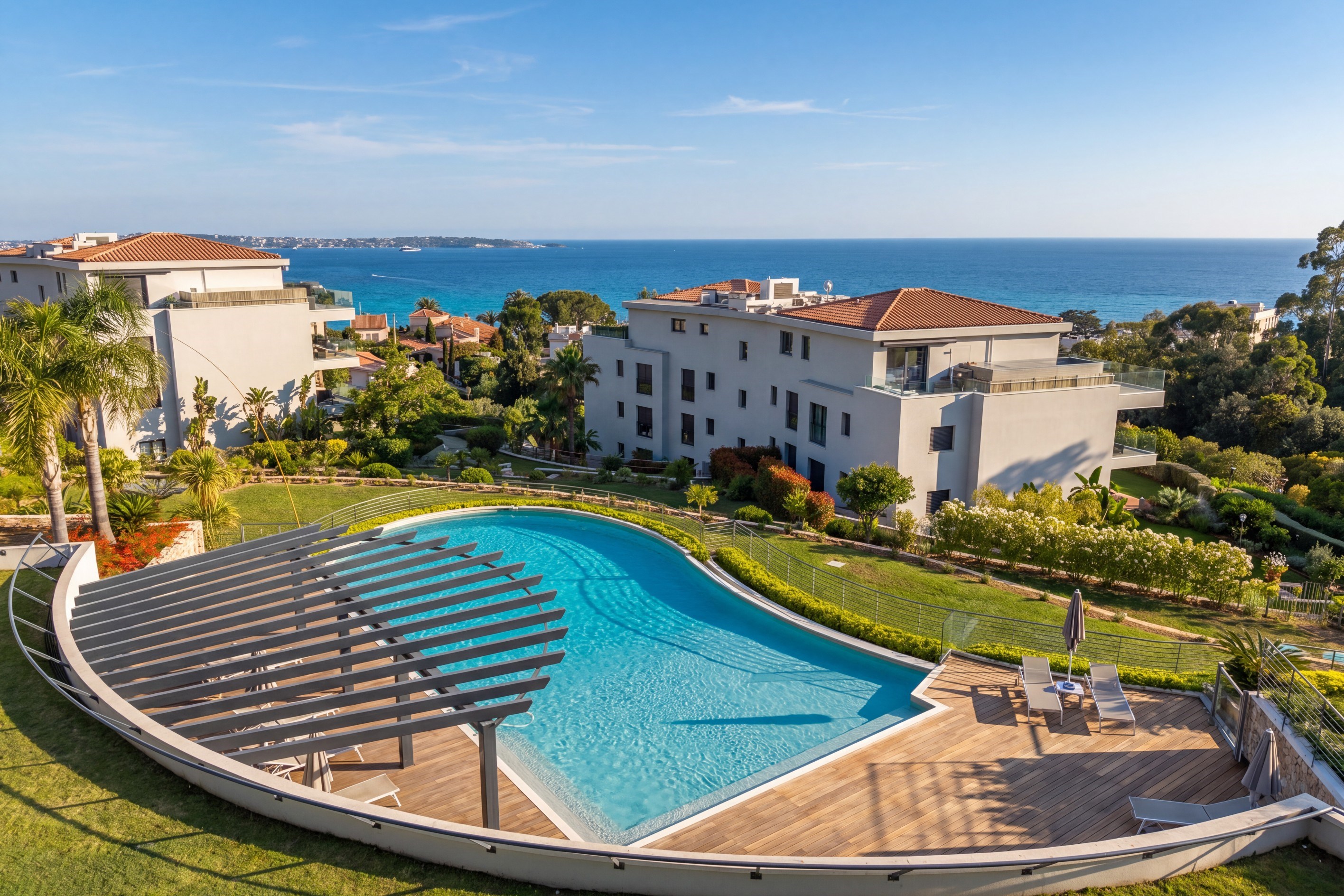  Luxury apartment for sale in Cannes Californie Vallauris within a secure privat… - 物件實景