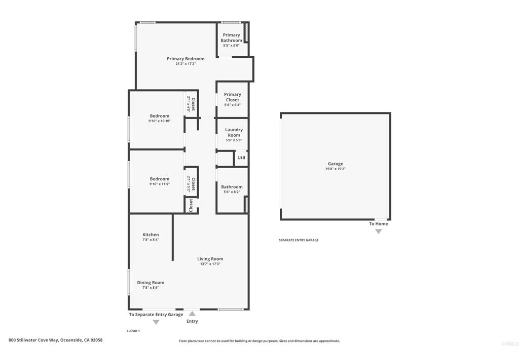 Oceanside, California, 92058, United States, 3 Bedrooms Bedrooms, ,2 BathroomsBathrooms,Residential,For Sale,1874200