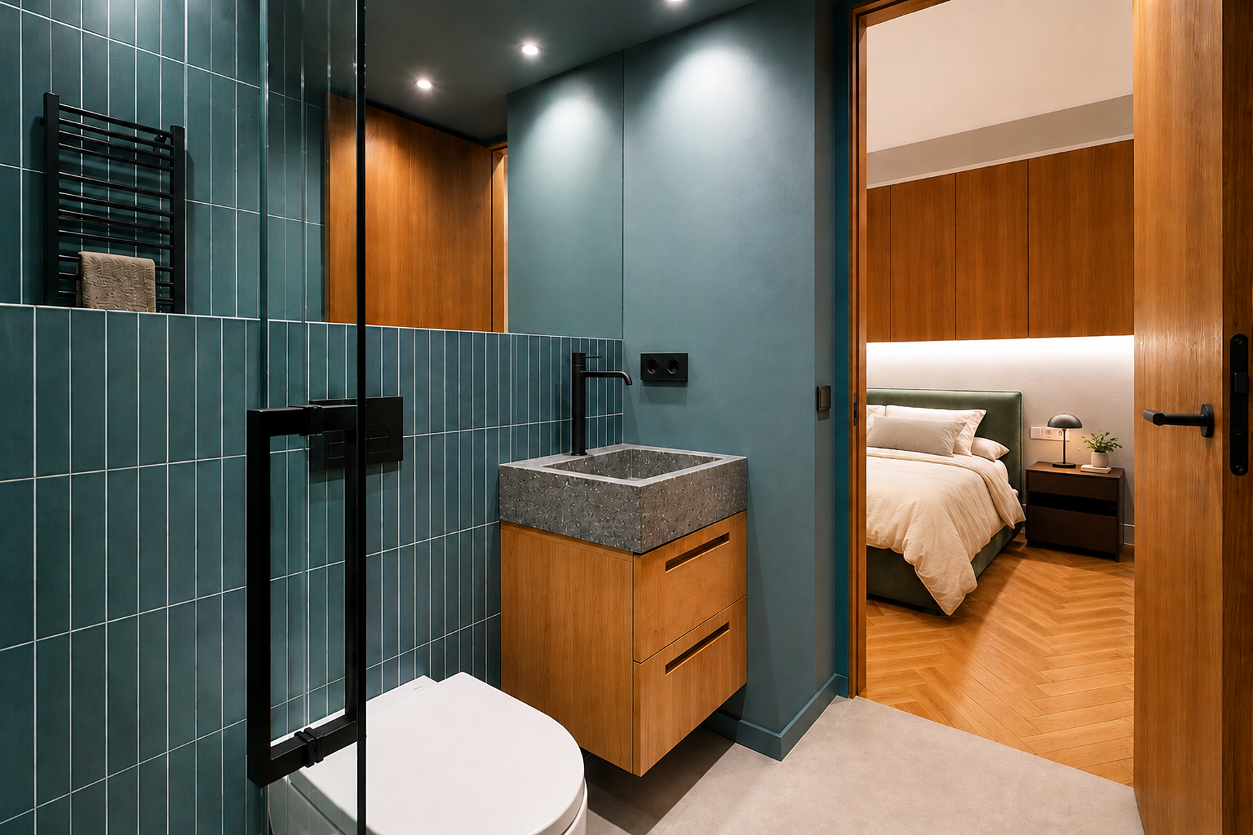 Contemporary Flat with 2 bedrooms and 2 bathrooms in Central Madrid - 物件實景