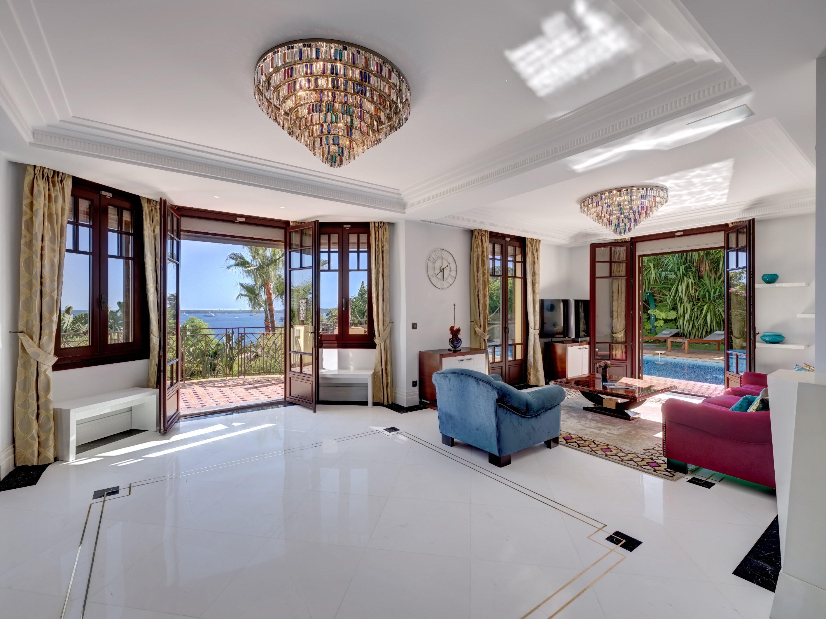  Art deco villa for sale in Cannes Eden with panoramic sea view - 物件實景