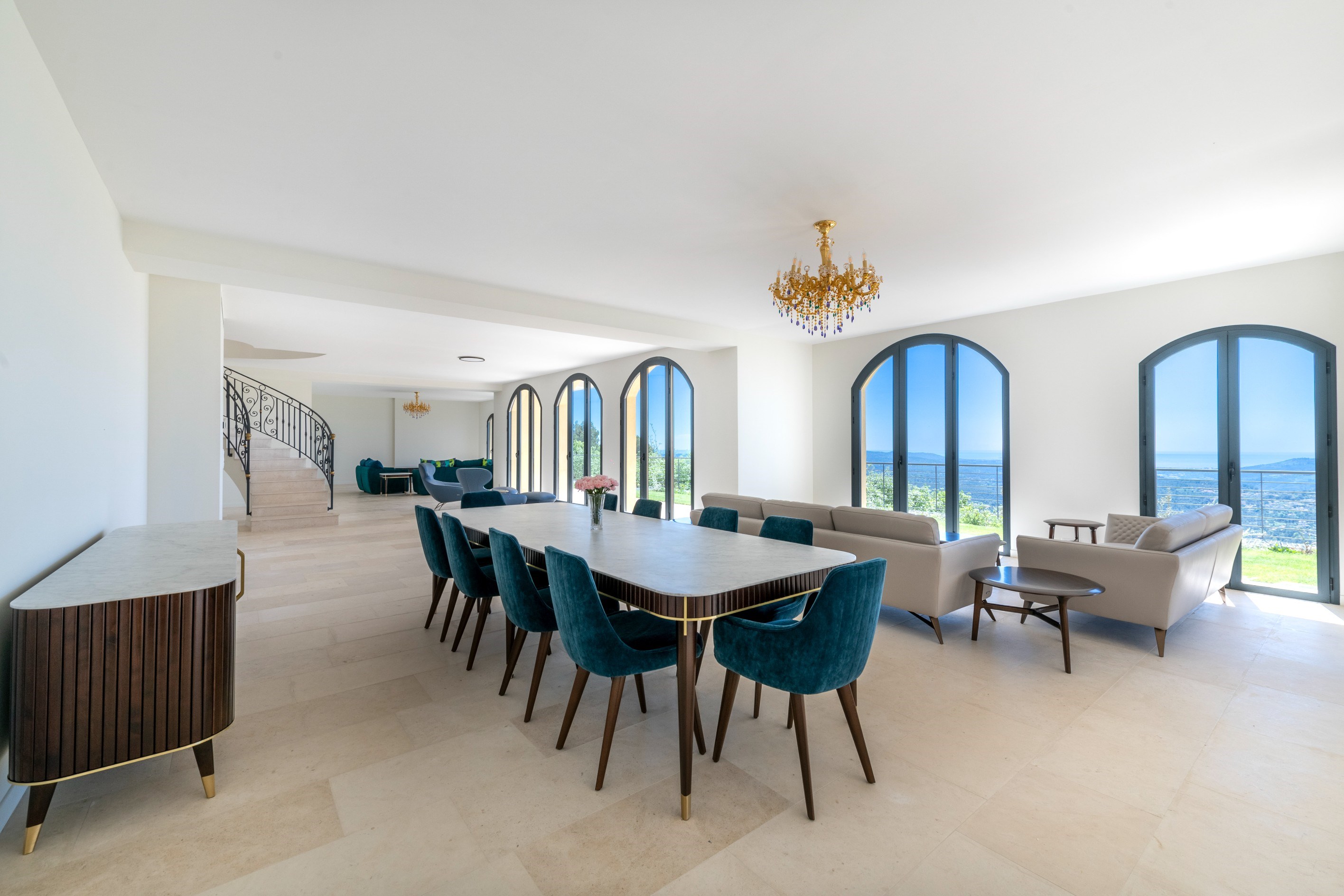  Contemporary villa with panoramic sea, lake and Estérel views in Spéracedes - 物件實景