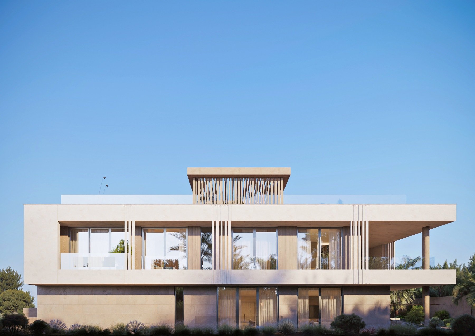  Panoramic Four Bedroom Villa with Infinity Pool in Agios Tychonas, Limassol - 物件實景