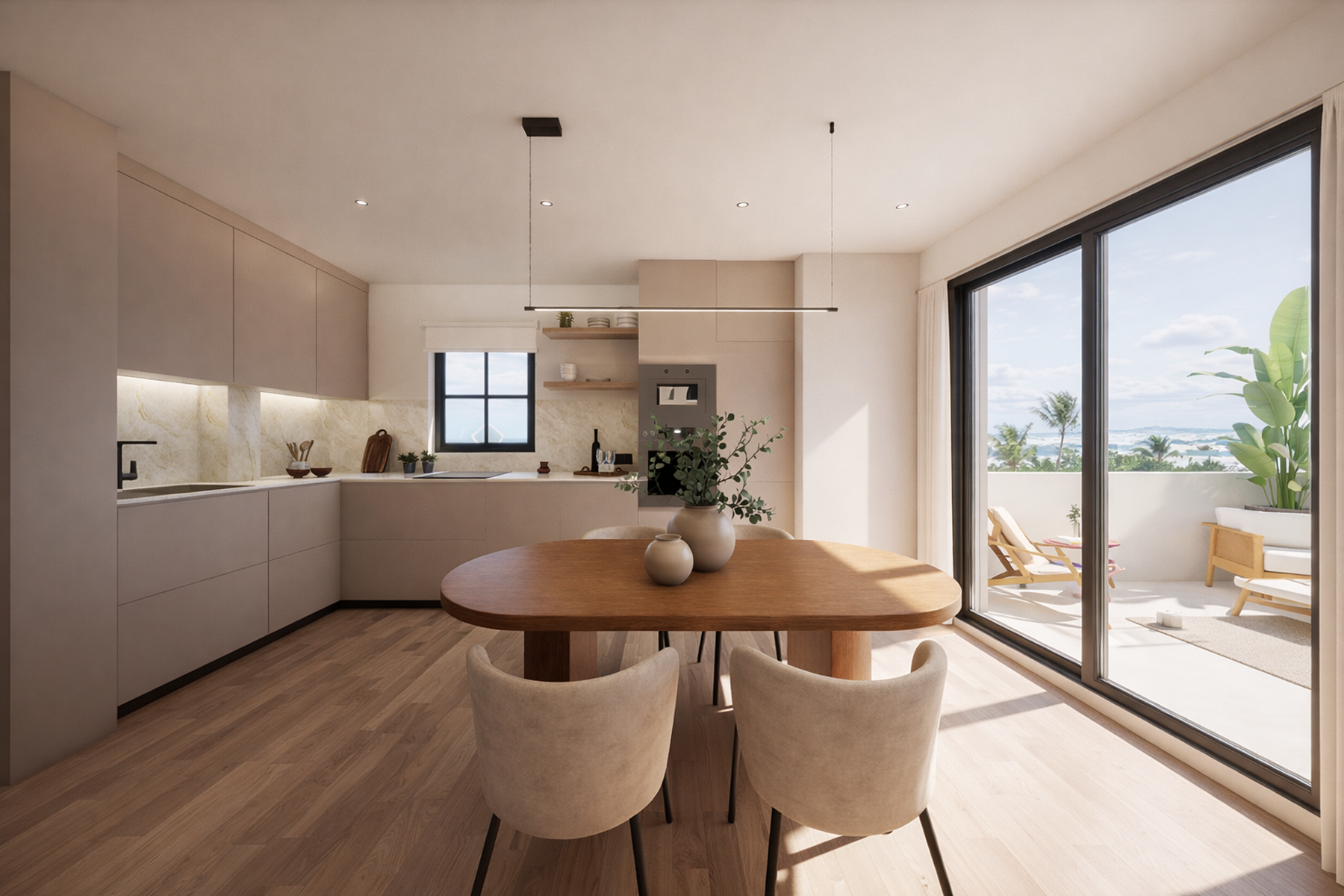  Three-bedroom flat with terrace and garden. - 物件實景