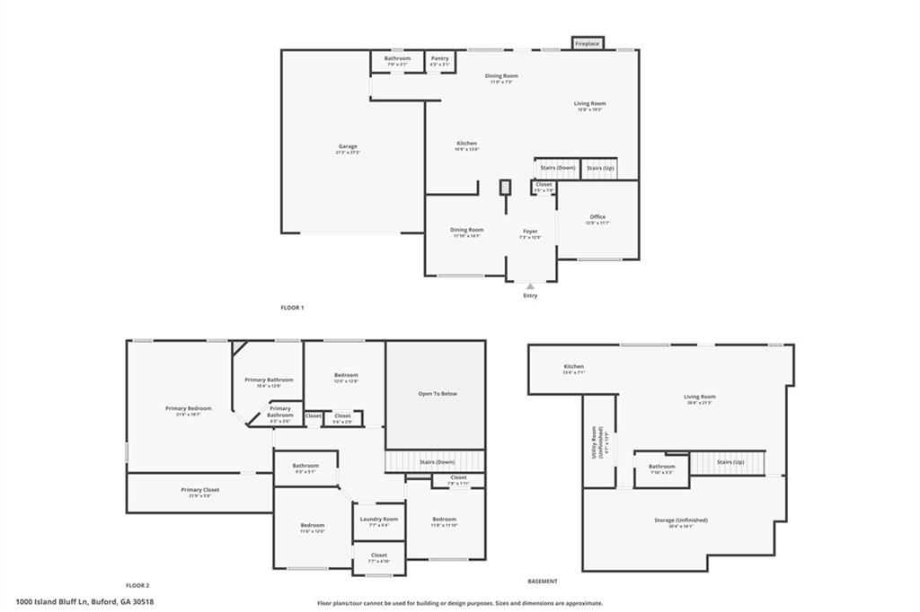 Buford, Georgia, 30518, United States, 4 Bedrooms Bedrooms, ,4 BathroomsBathrooms,Residential,For Sale,1990419