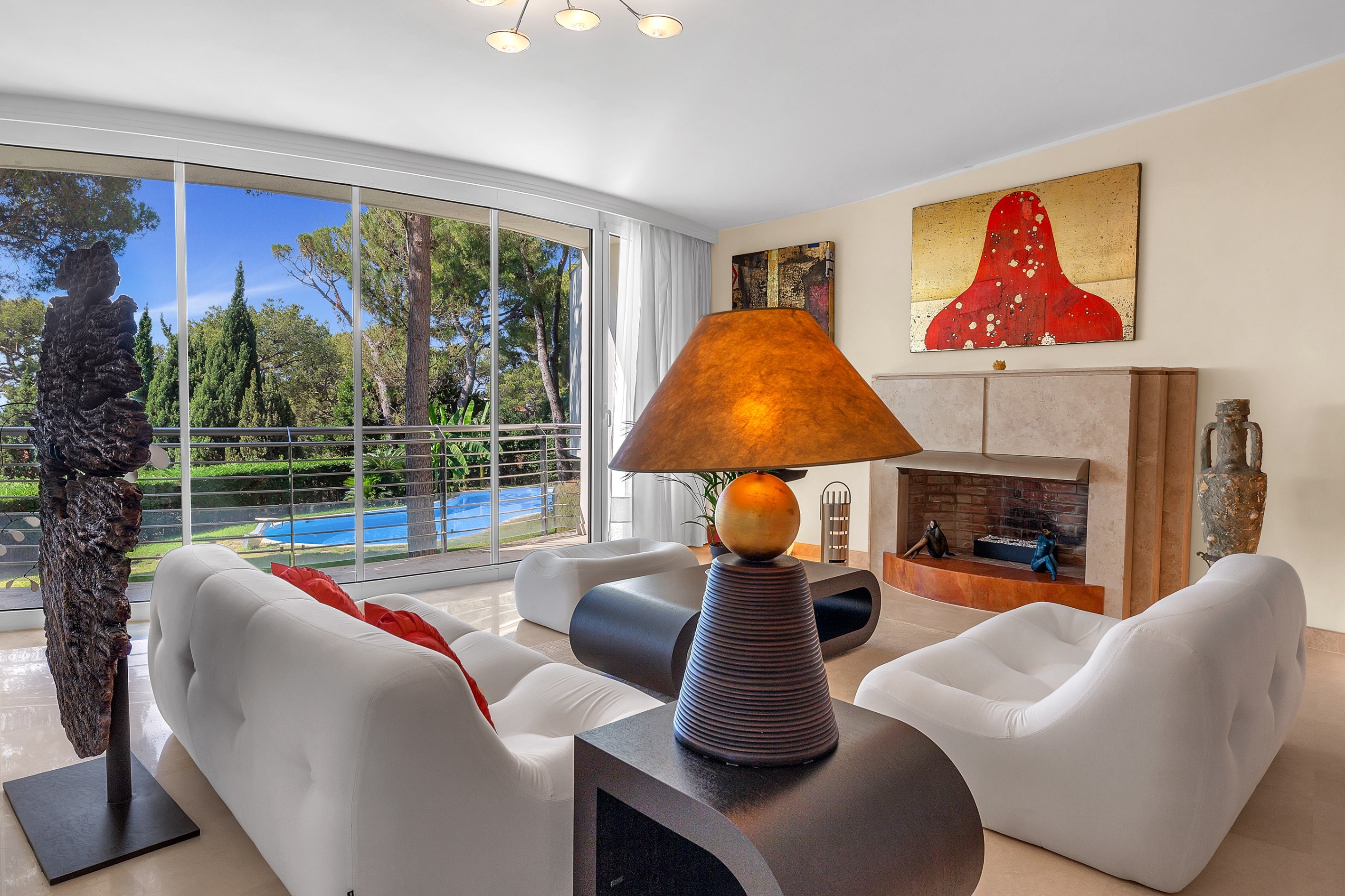  Saint-Jean-Cap-Ferrat contemporary villa with pool, 4 bedrooms and sea glimpse … - 物件實景