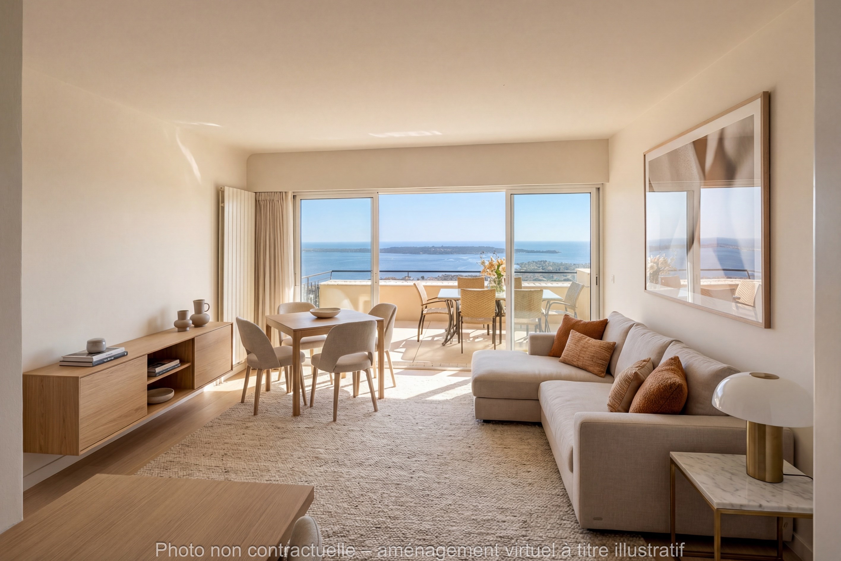  Cannes Californie one bedroom apartment terrace 21 sqm sea views renovation pot… - 物件實景