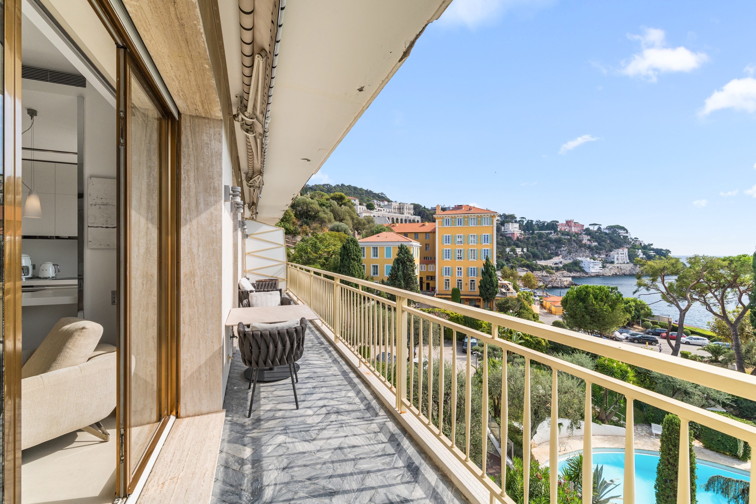  Boulevard Franck Pilatte: sea-view apartment in a prestigious residence with po… - 物件實景