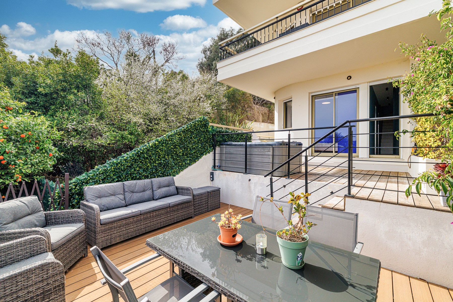  Nice Parc Impérial, duplex apartment with sea view terraces and jacuzzi - 物件實景