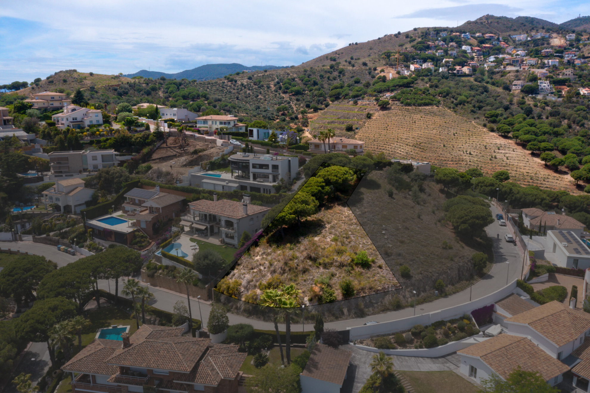 Plot of land with spectacular sea views in Alella - Costa BCN - 物件實景