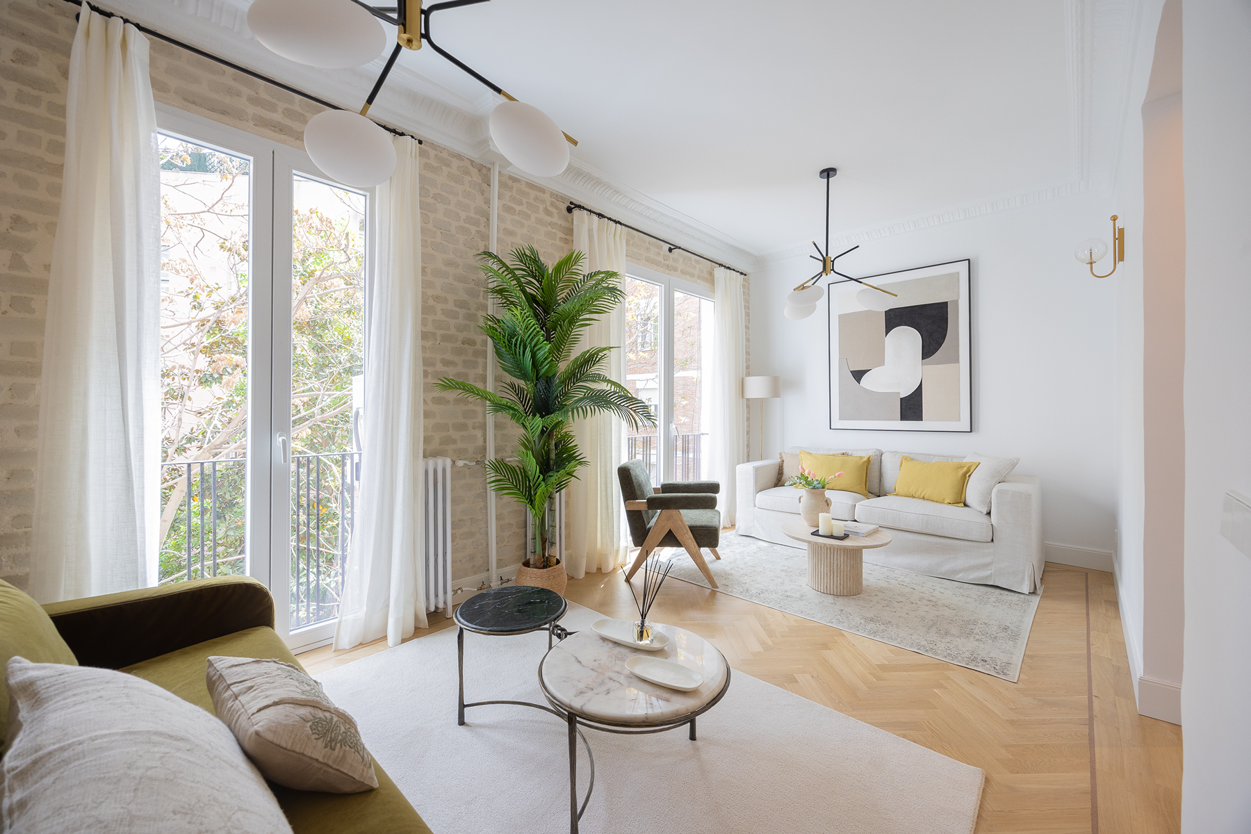  Quiet and bright flat in classic building in Recoletos, Madrid - 物件實景