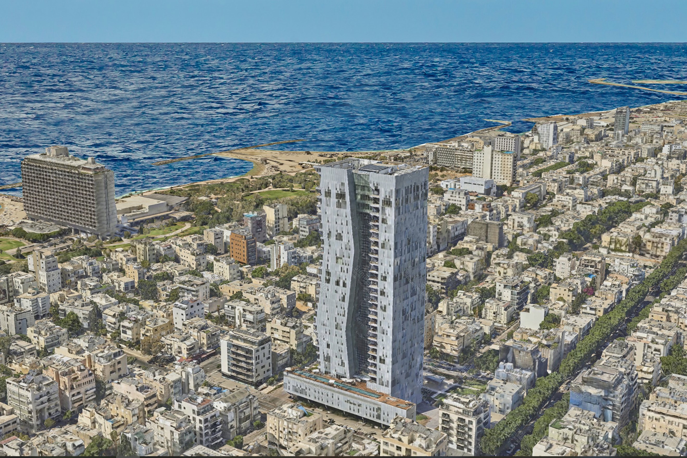  Apartment with Full Sea Views at Arlozorov 17 Tower - 物件實景