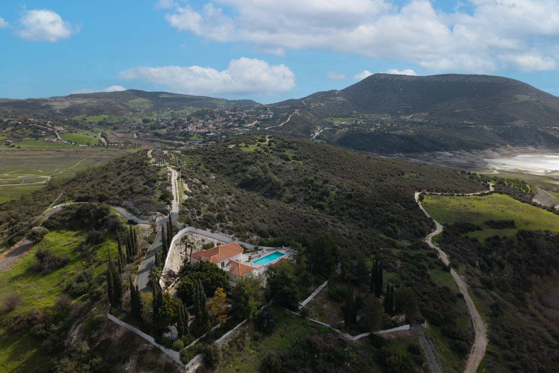 Secluded Villa in Akrounta, Limassol, with Panoramic Views and Pool - 物件實景
