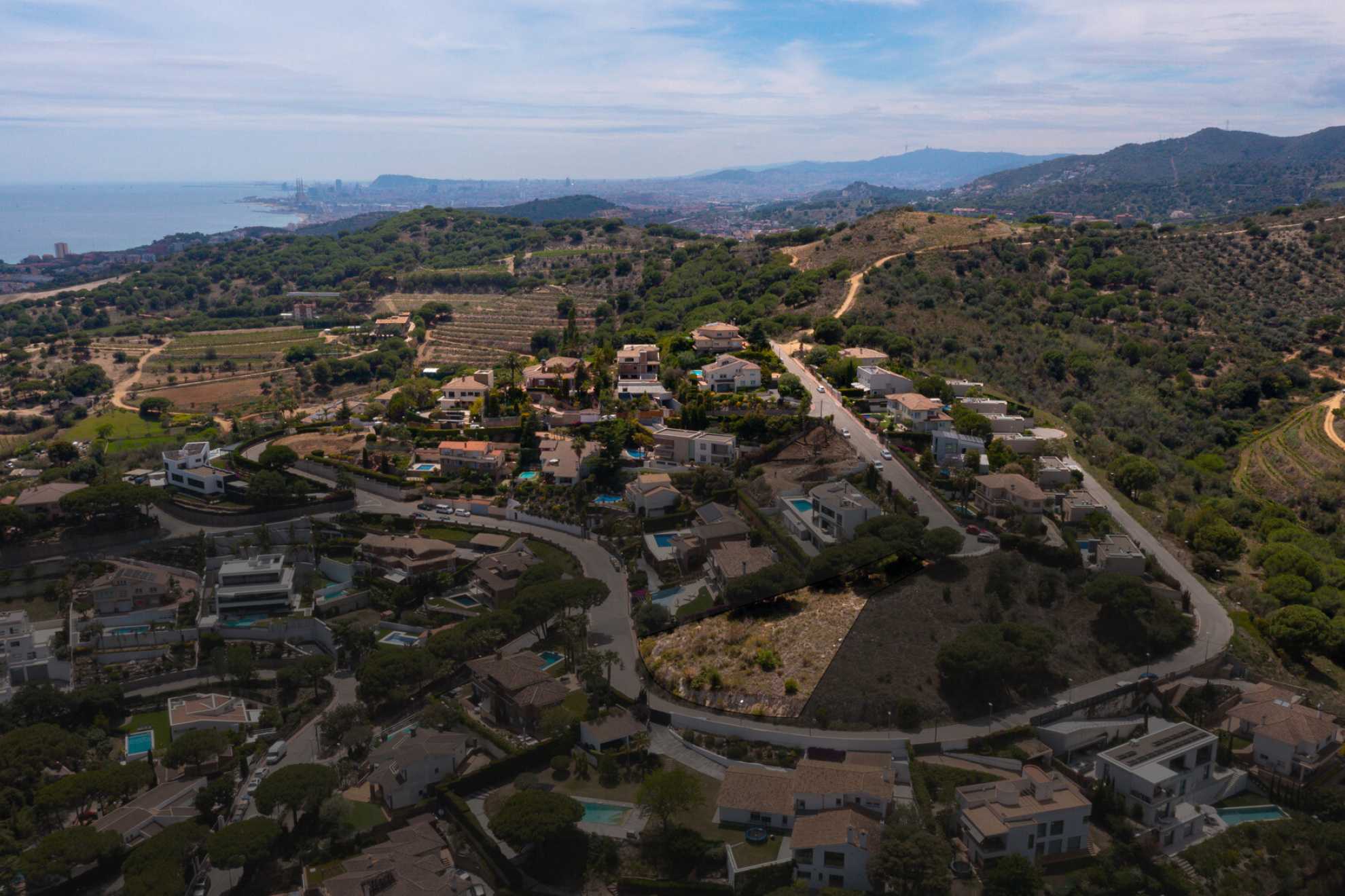  Plot of land with spectacular sea views in Alella - Costa BCN - 物件實景