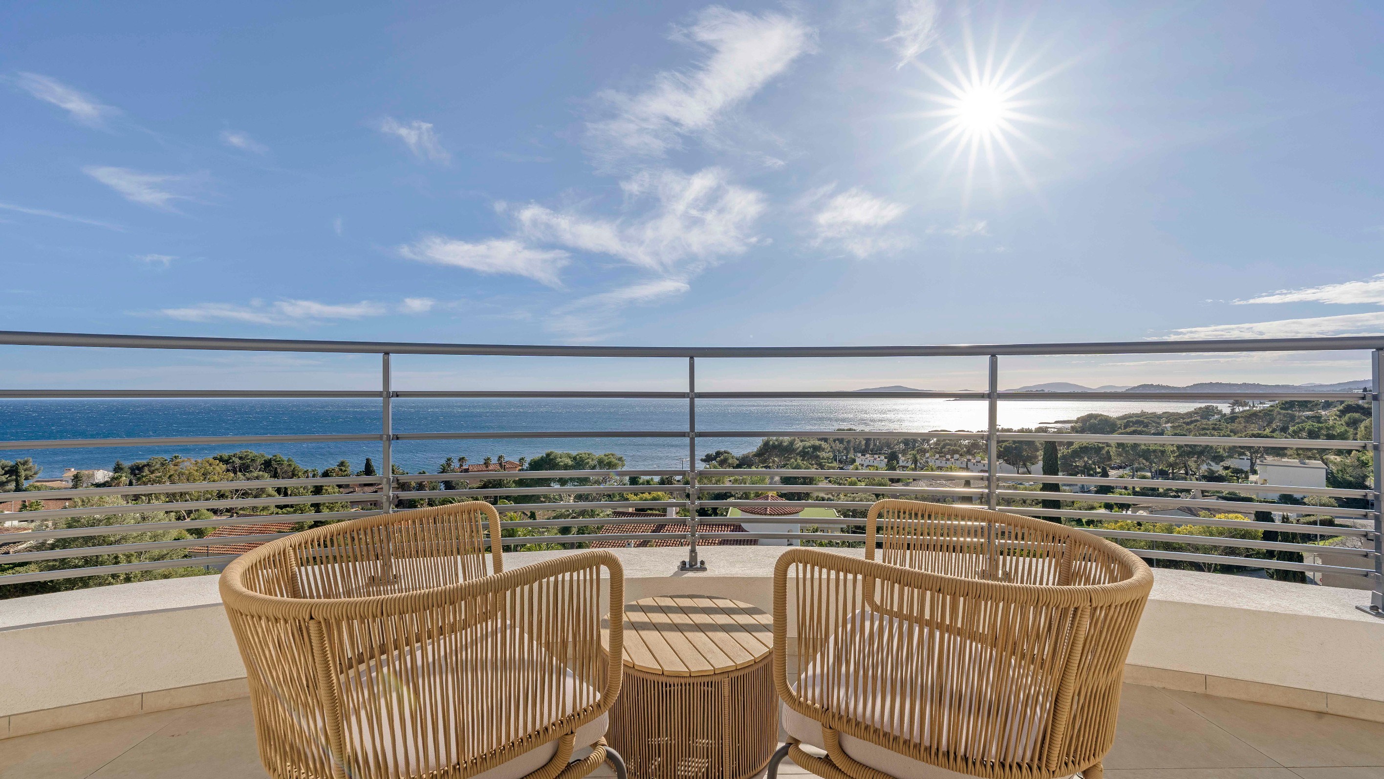  Luxury sea view villa in Les Issambres with heated pool view on Saint-Tropez - 物件實景