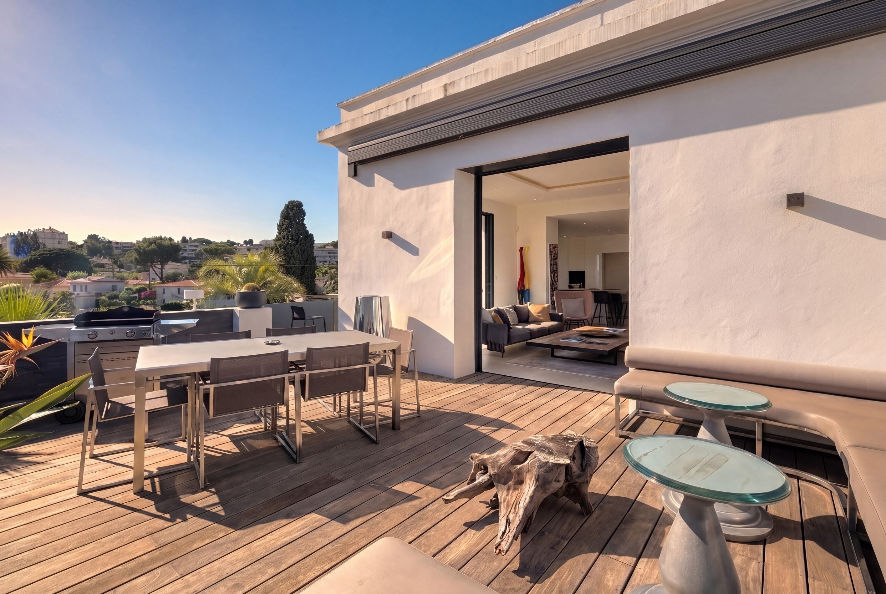  Cannes Petit Juas renovated townhouse with heated pool and garage - 物件實景