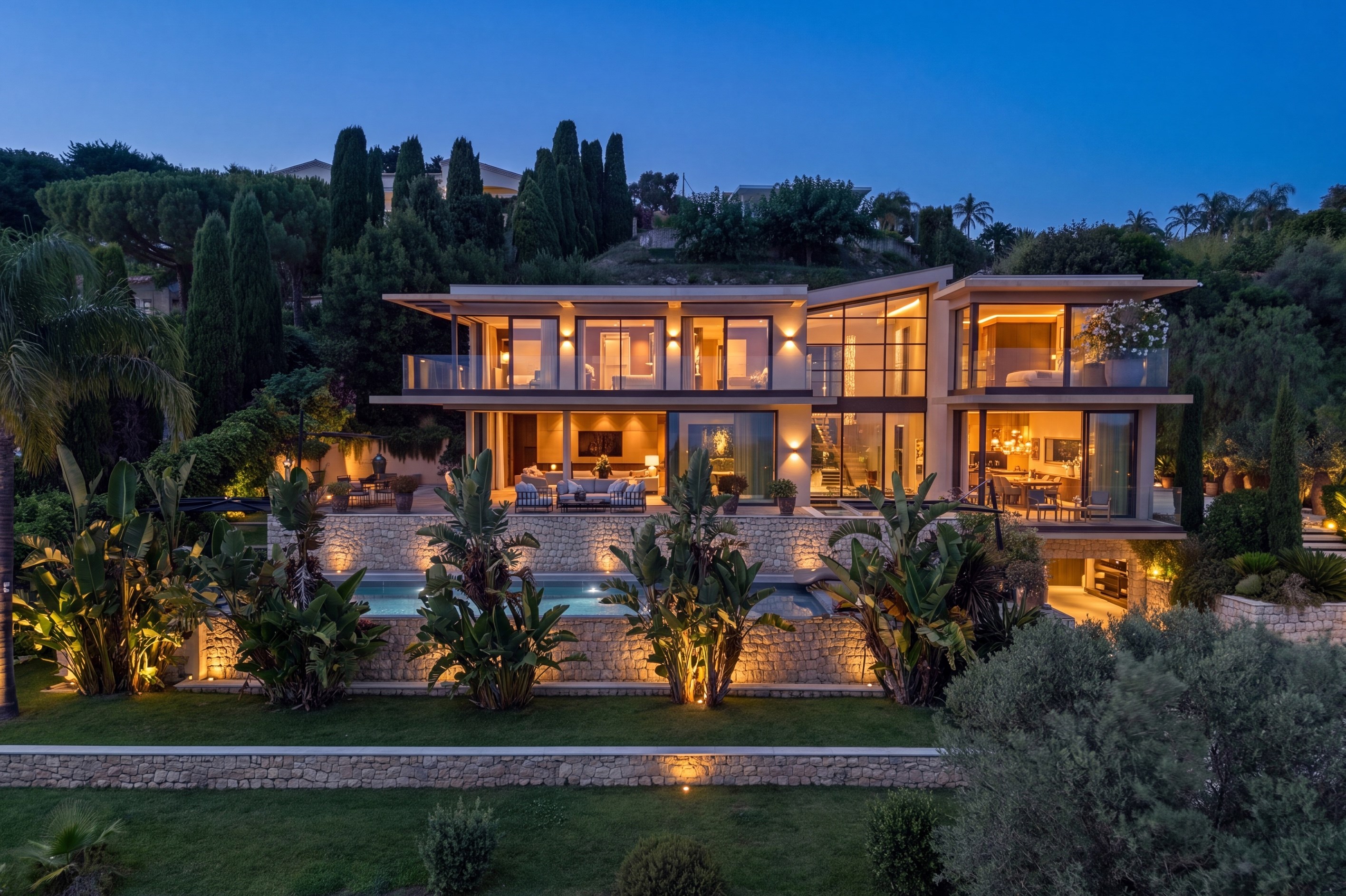  Contemporary architect-designed villa with mirror pool and high-end amenities - 物件實景