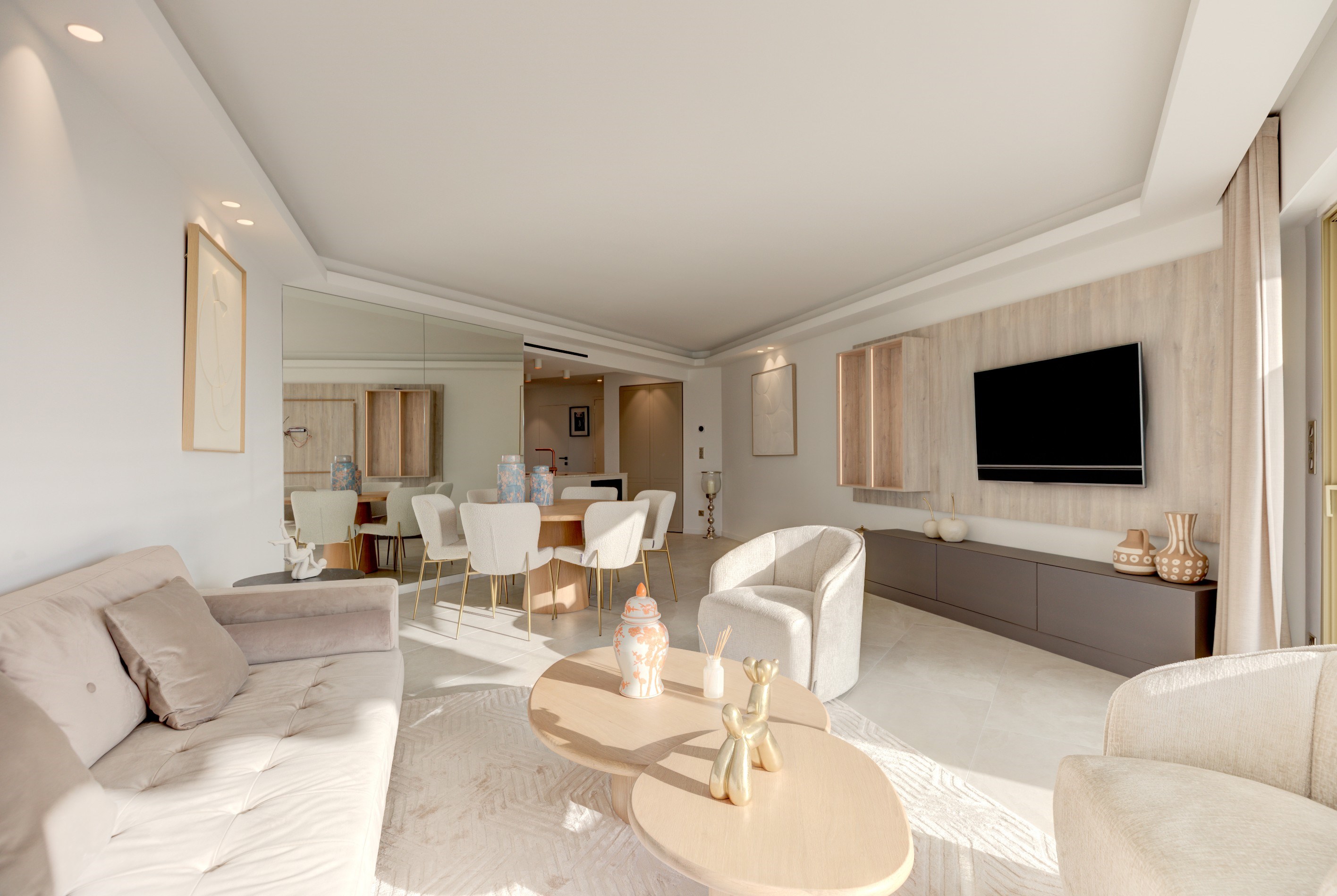  4-room apartment with Croisette and sea views in Cannes, terrace and parking - 物件實景