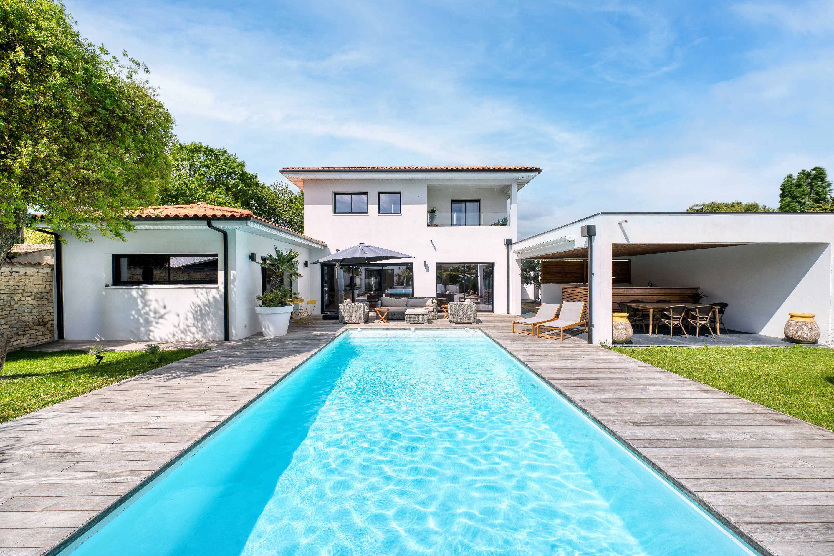  Contemporary 4 bedroom house with heated pool 15 minutes from La Rochelle - 物件實景