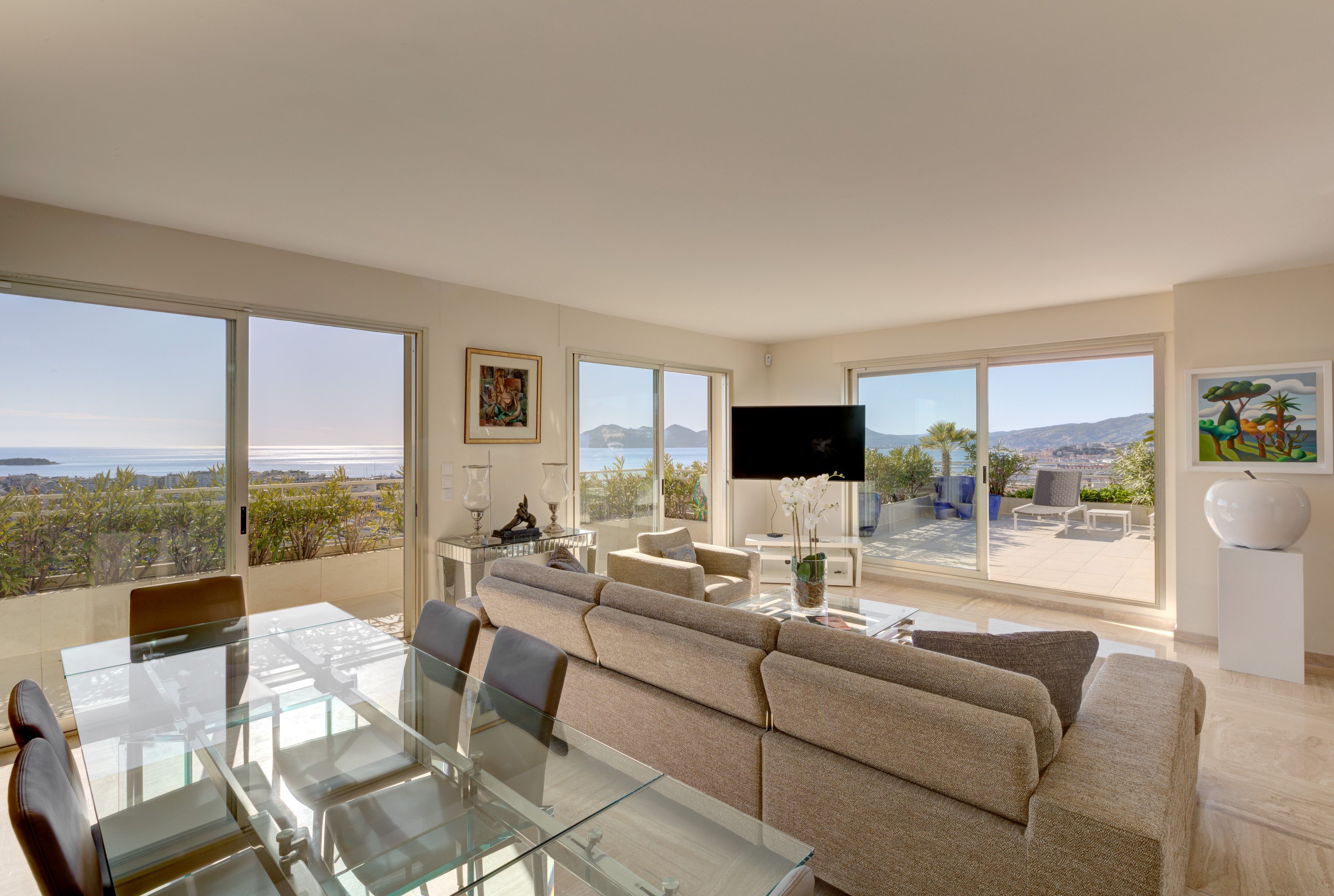  Cannes 4 bedroomed apartment, luxury amenities, panoramic sea view, exceptional… - 物件實景