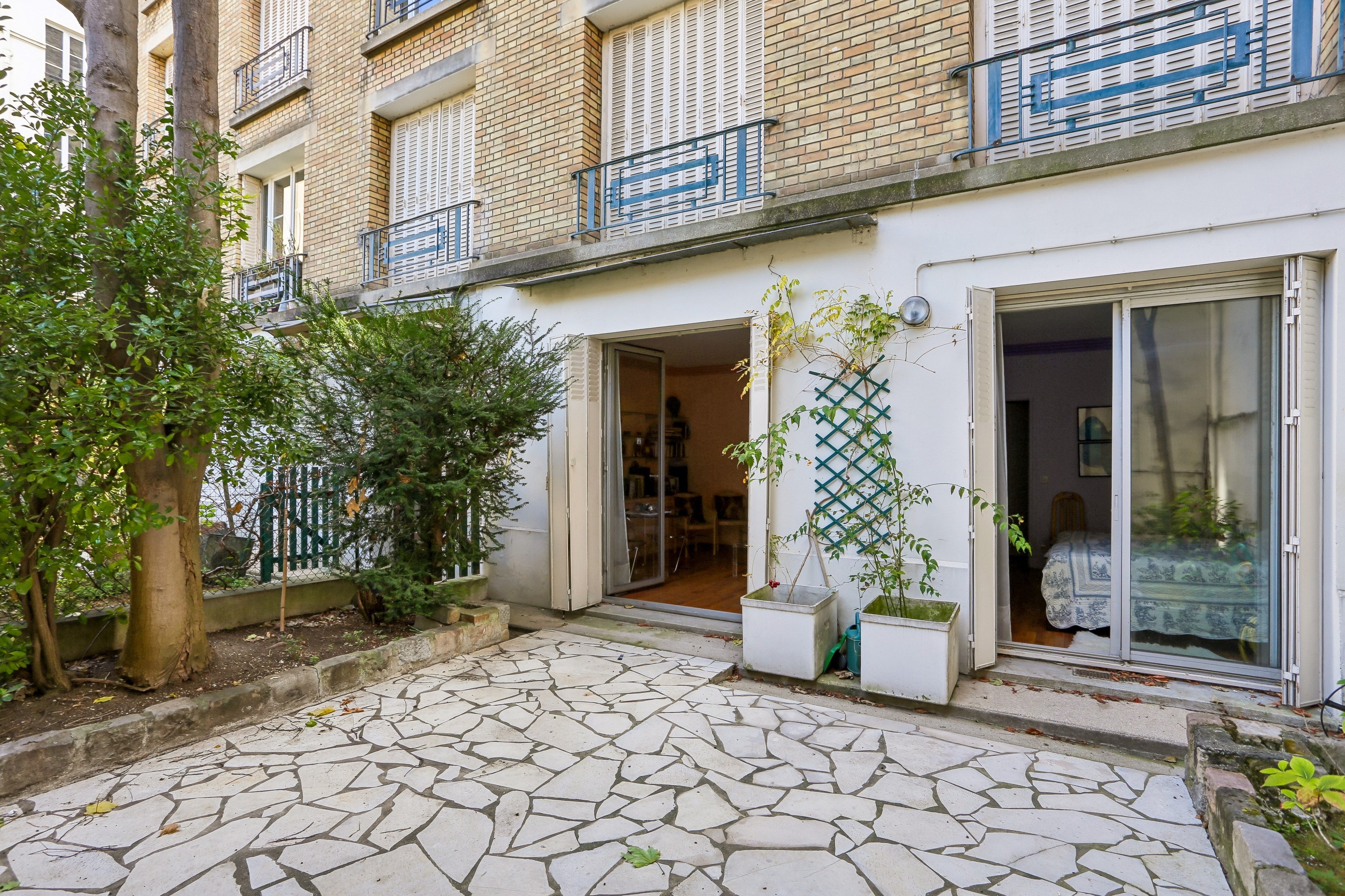  Auteuil / Avenue de Versailles. Apartment with a garden. - 物件實景