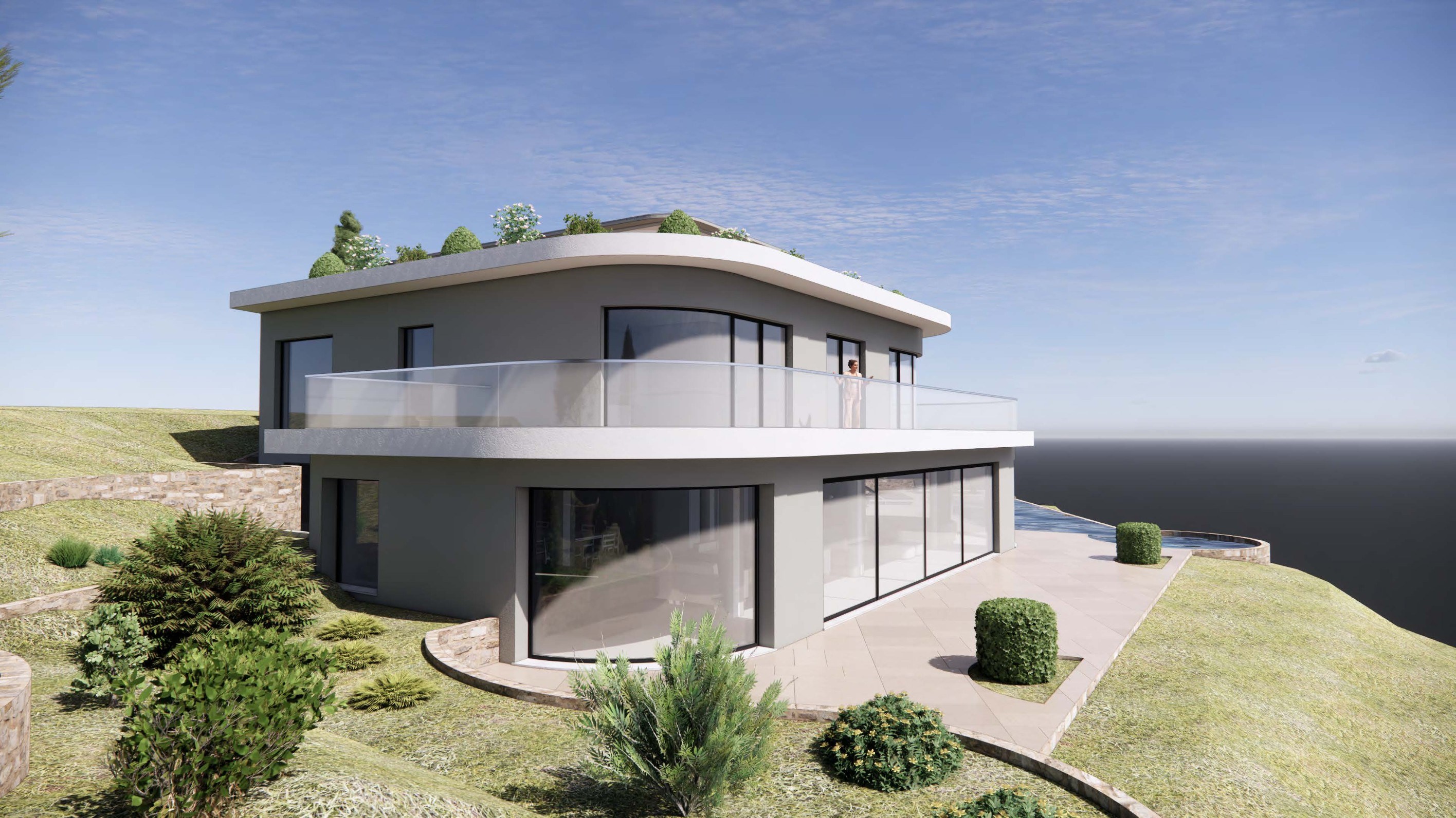  Beausoleil luxury villa project with sea and Monaco views for sale - 物件實景