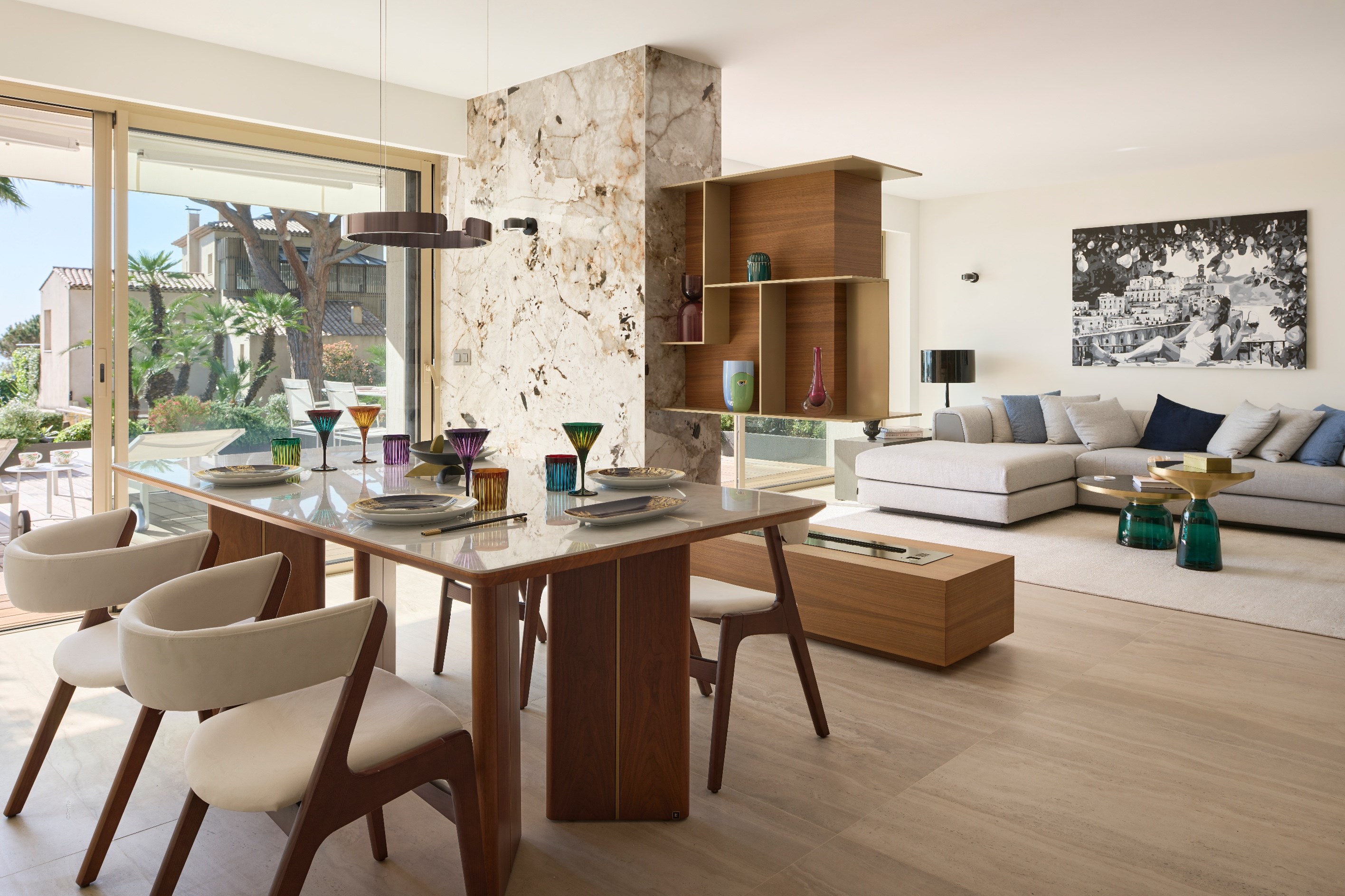  Cannes Palm Beach seafront apartment with large terrace and direct beach access - 物件實景