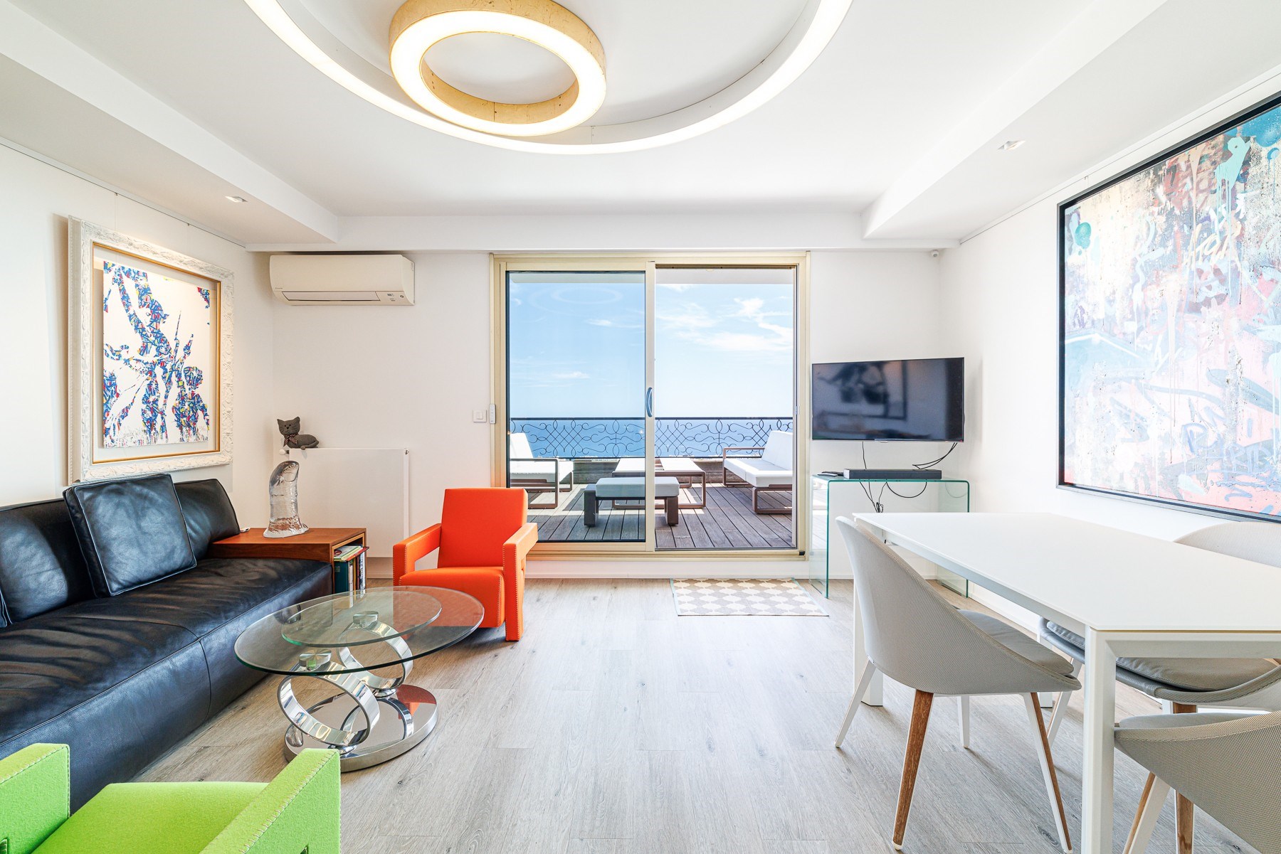  Top-floor apartment with sea view in Fabron, Nice - 物件實景