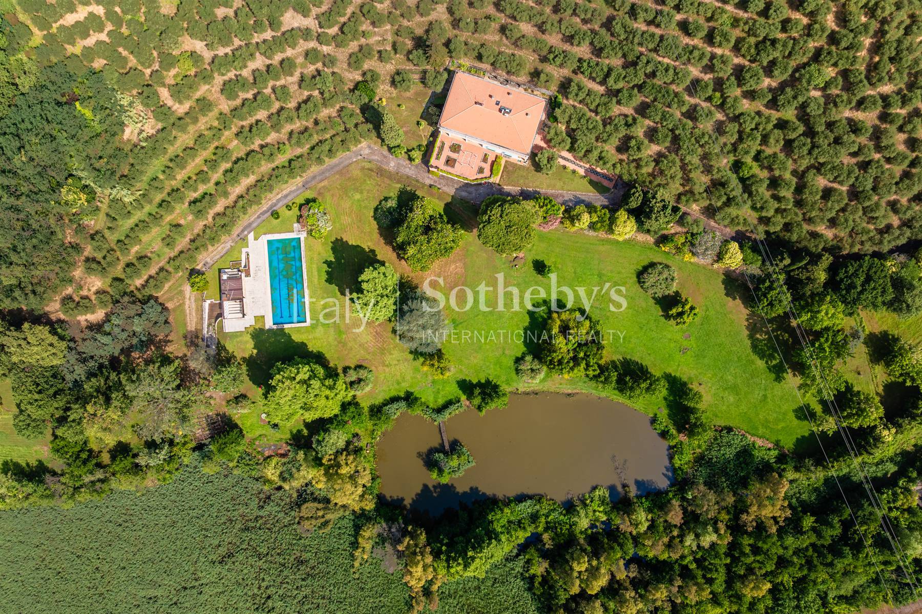  Elegant Tuscan Villa with pool, pond and dépandance - 物件實景