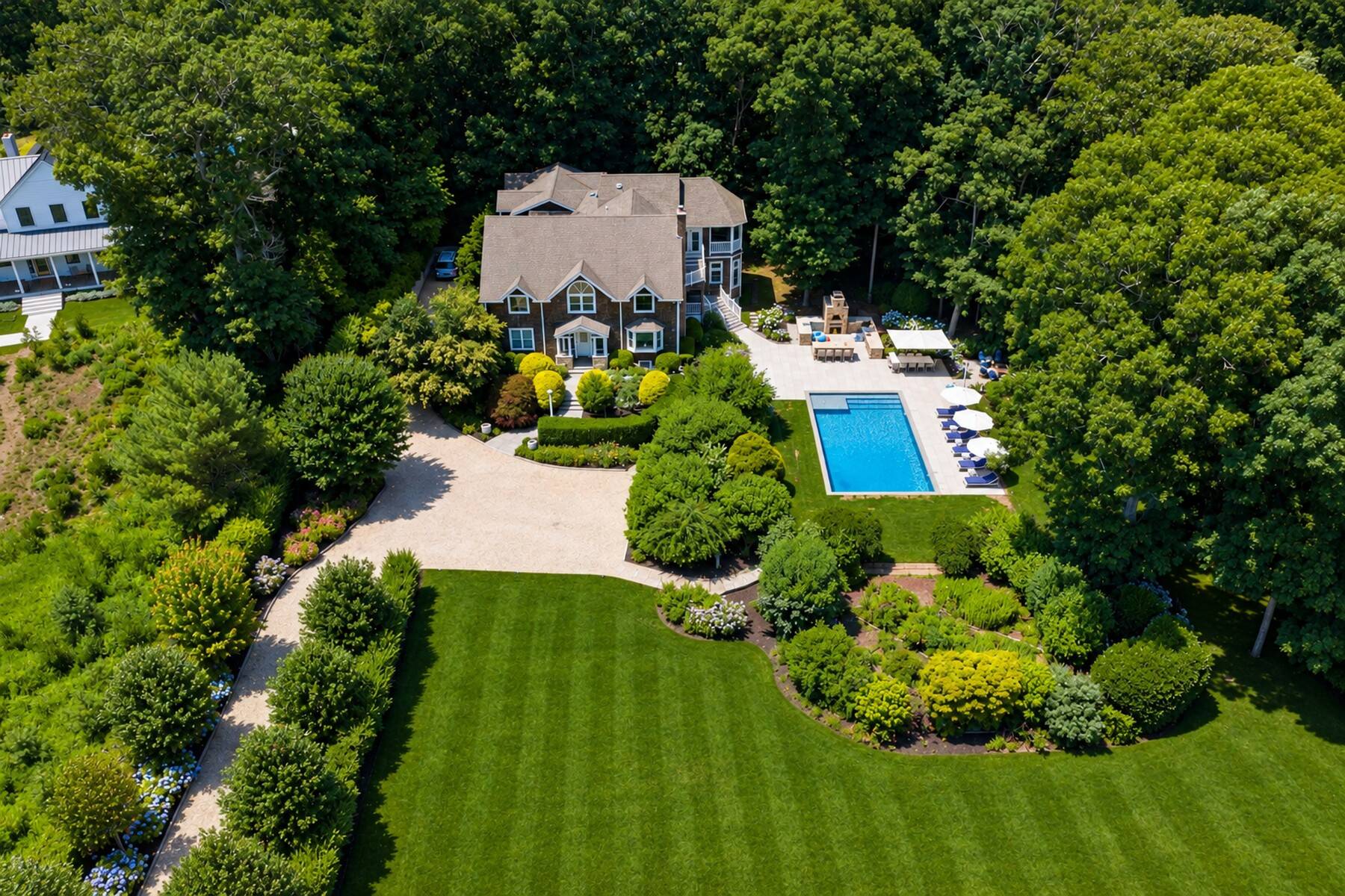  Serene Gated Retreat with Farm Vistas in Water Mill - 物件實景