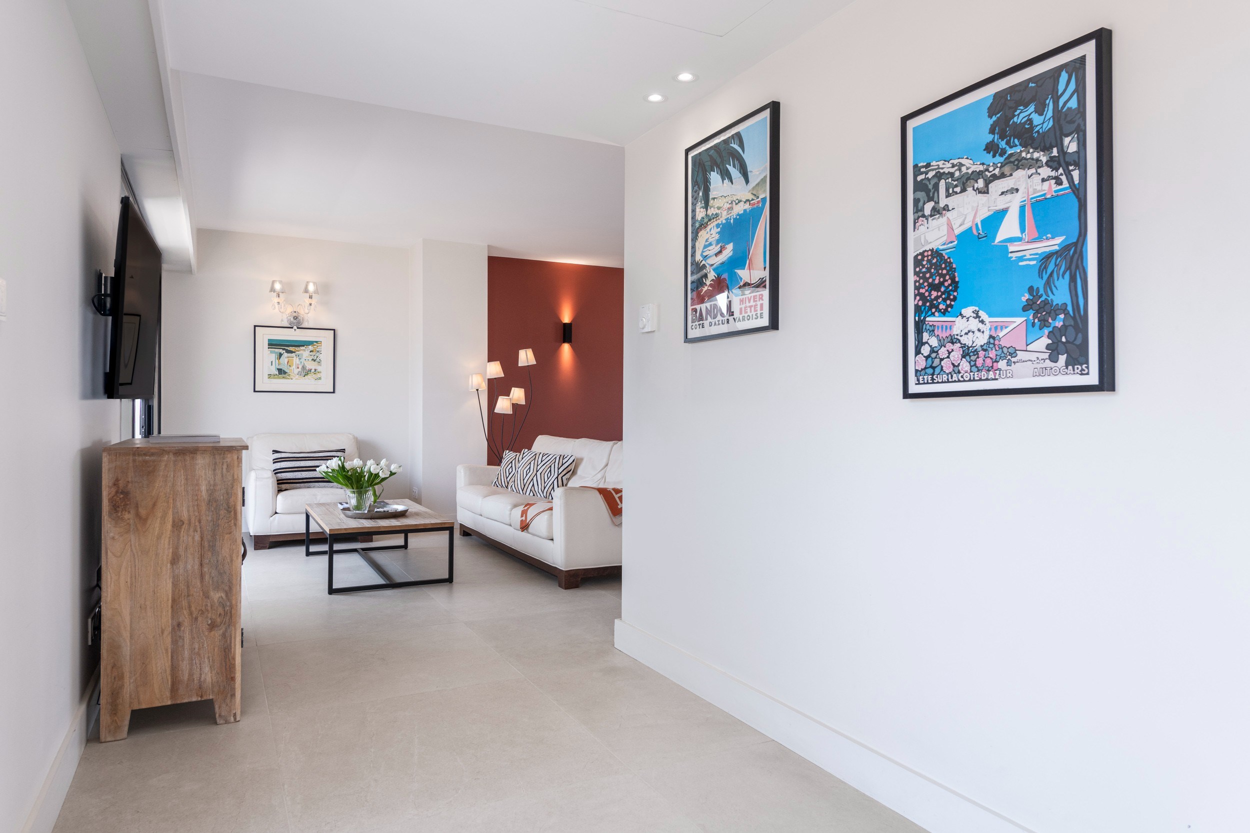  Nice Carré d’Or top floor 2 bedroom apartment with terrace and garage in luxury… - 物件實景