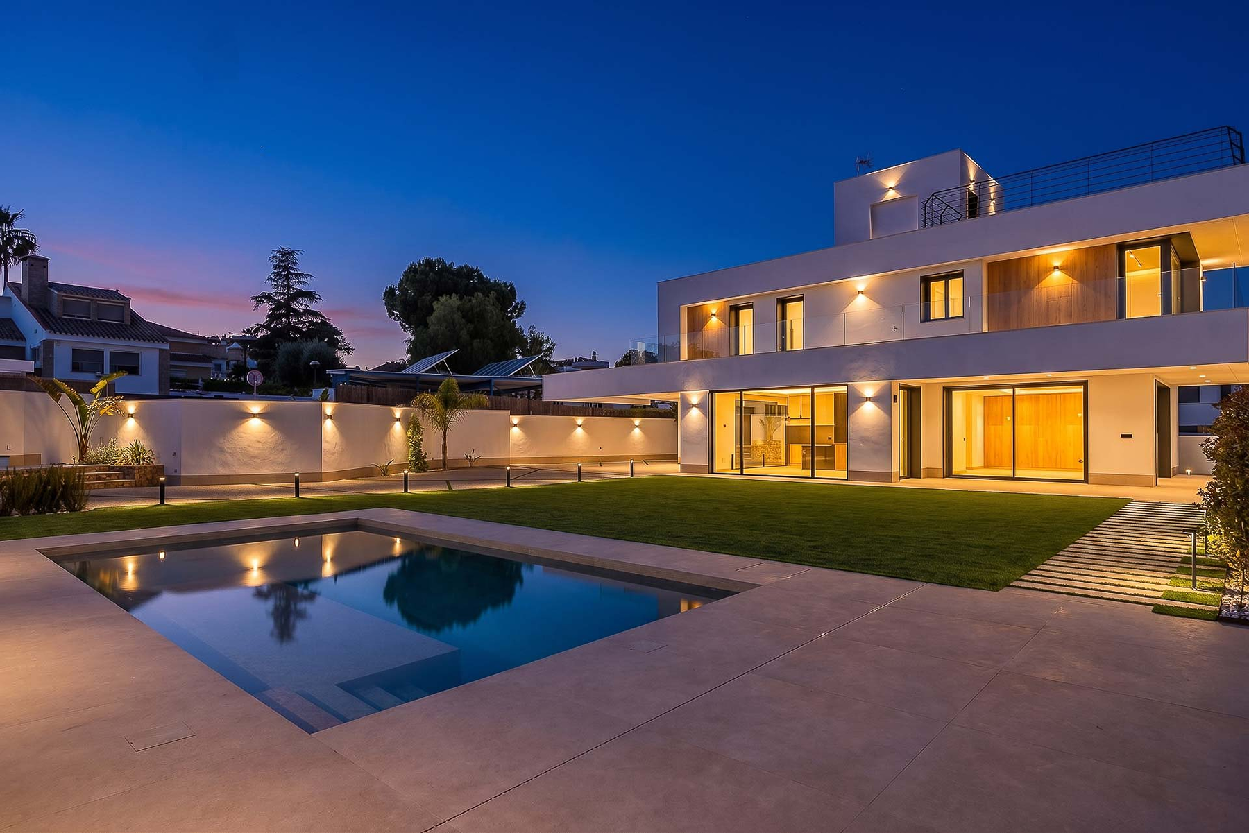 Newly built house with garden, pool, and open views over Seville - 物件實景
