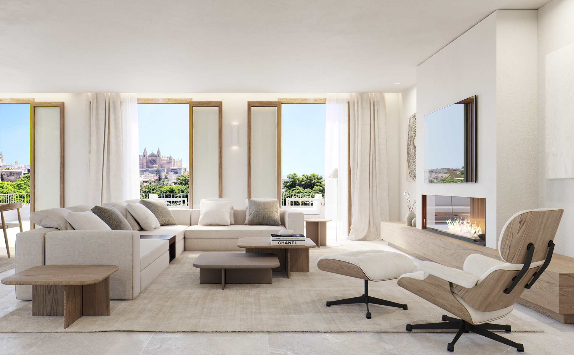  Contemporary flat with sea views, pool, and private garden in Palma - 物件實景