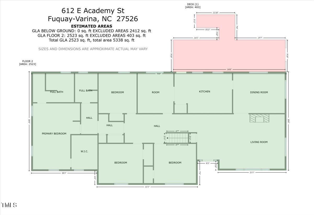 Fuquay Varina, North Carolina, 27526, United States, 4 Bedrooms Bedrooms, ,2 BathroomsBathrooms,Residential,For Sale,1778553