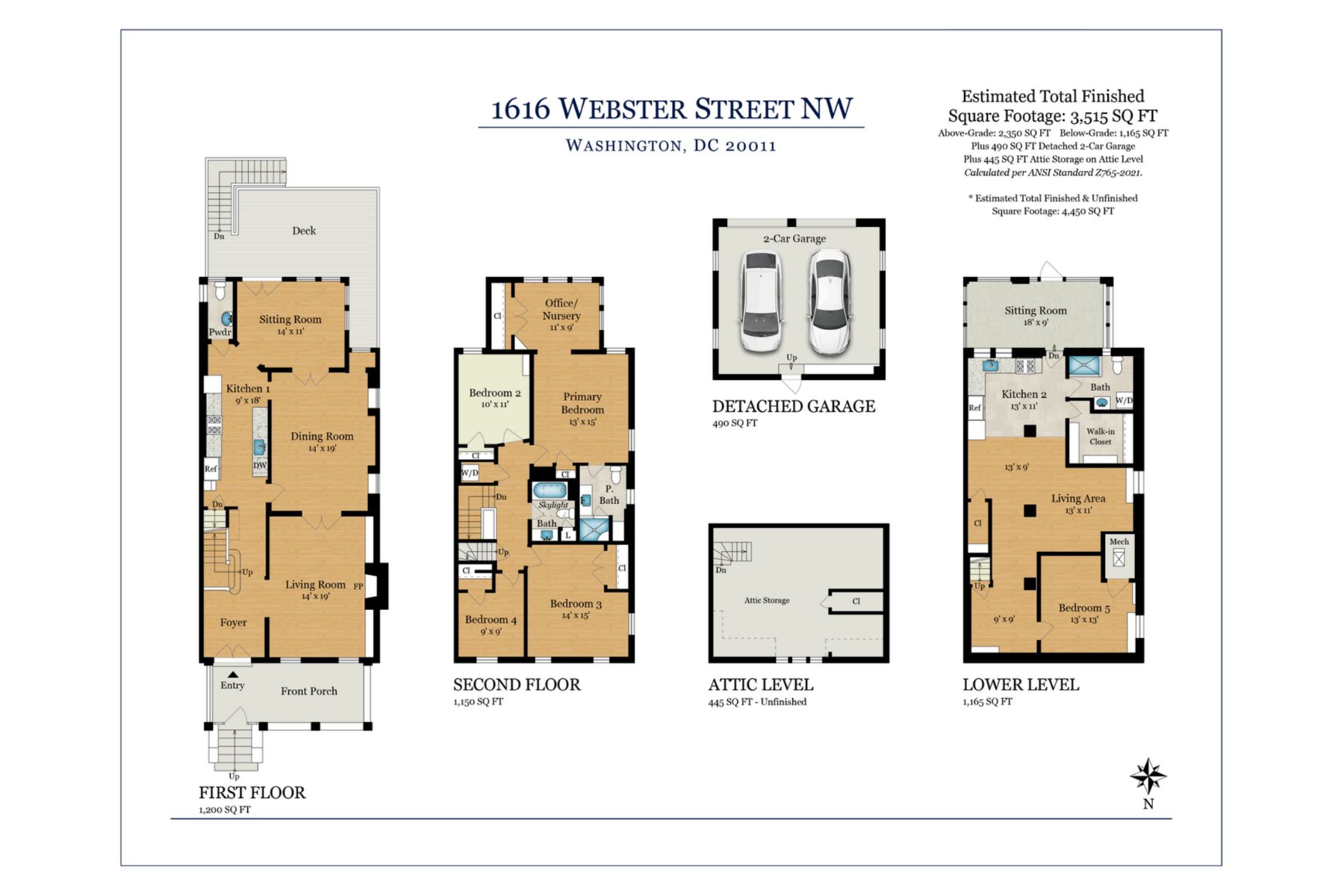  1616 Webster Street NW, Washington, DC, 20011 - 物件實景
