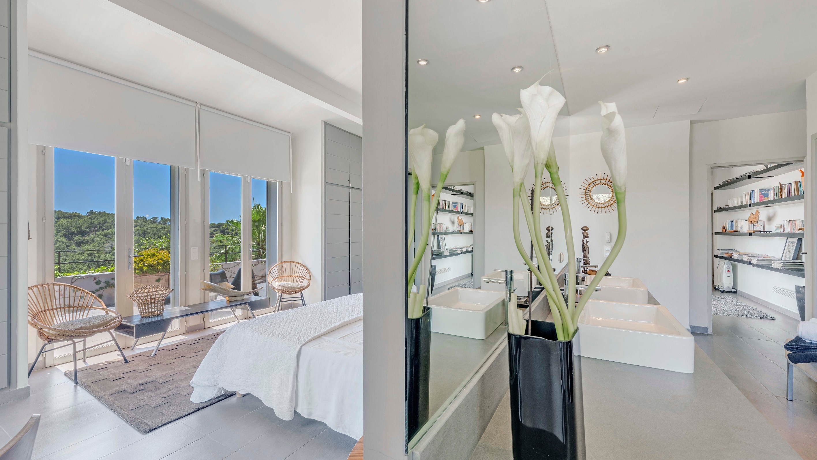  Luxury sea view villa for sale in Grimaud overlooking the Gulf of Saint-Tropez - 物件實景