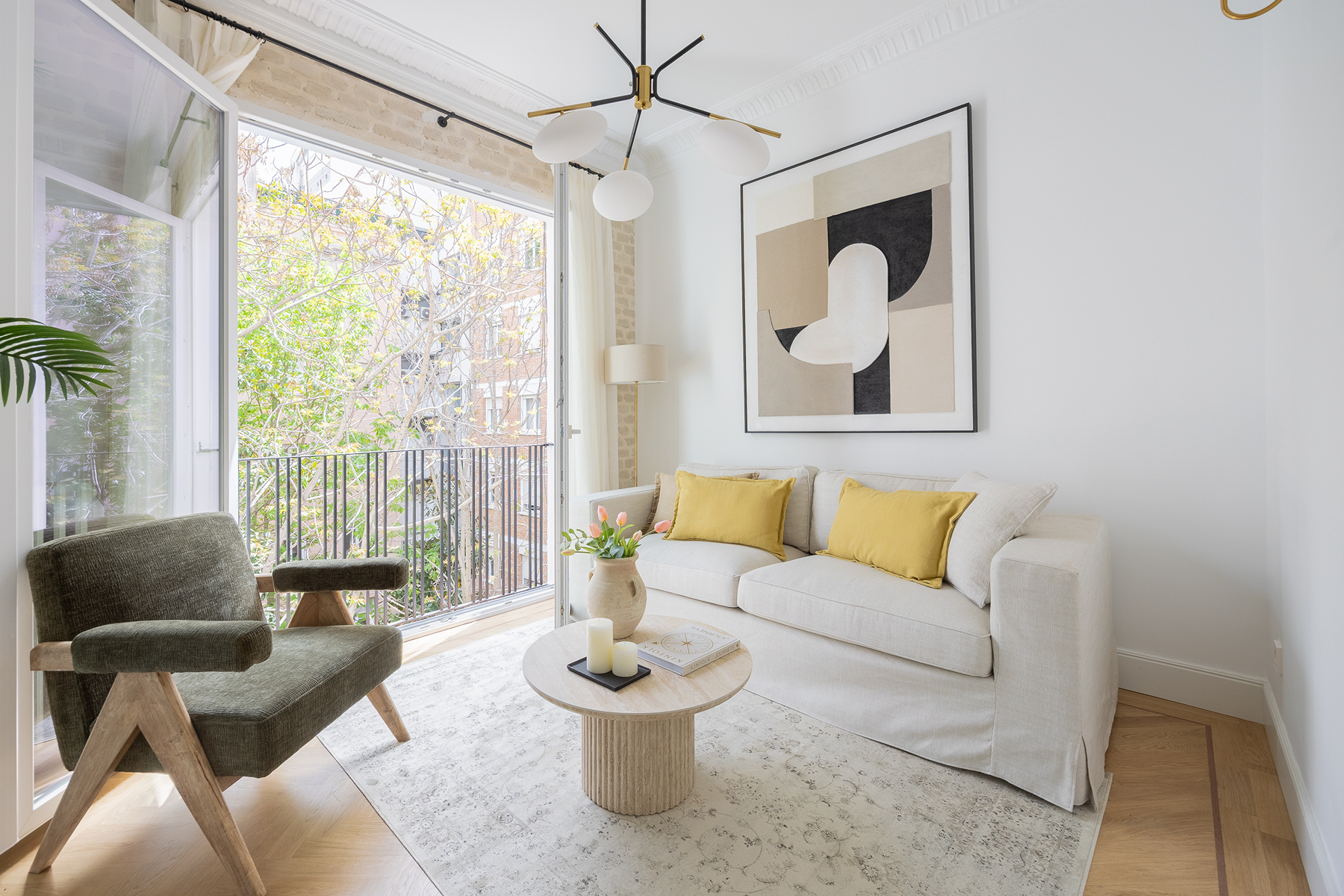  Quiet and bright flat in classic building in Recoletos, Madrid - 物件實景