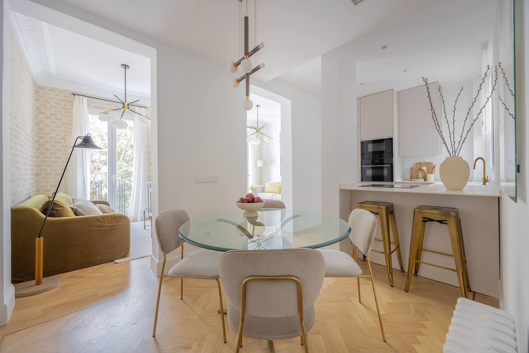  Quiet and bright flat in classic building in Recoletos, Madrid - 物件實景