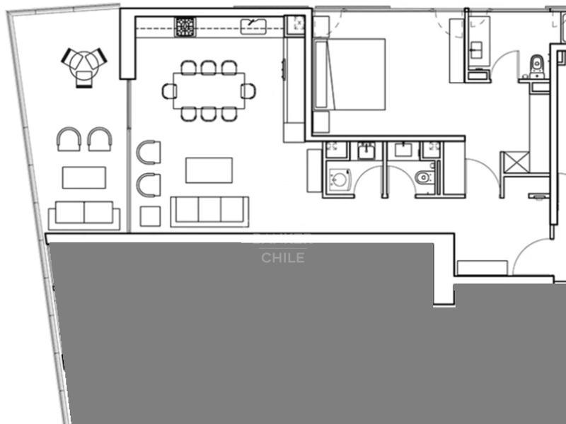 Vitacura, Chile, 1 Bedroom Bedrooms, ,1 BathroomBathrooms,Residential,For Sale,1829433