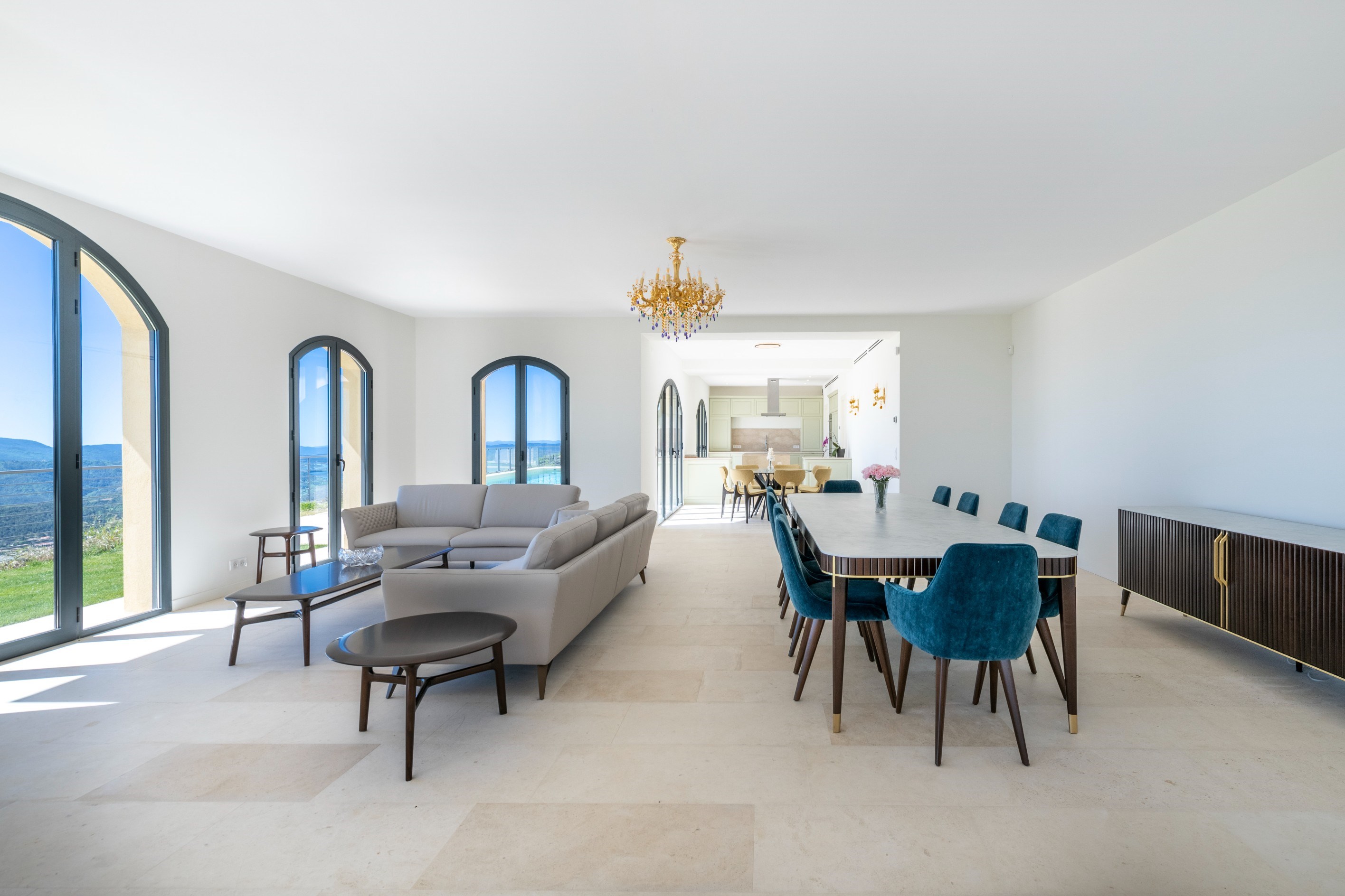  Contemporary villa with panoramic sea, lake and Estérel views in Spéracedes - 物件實景
