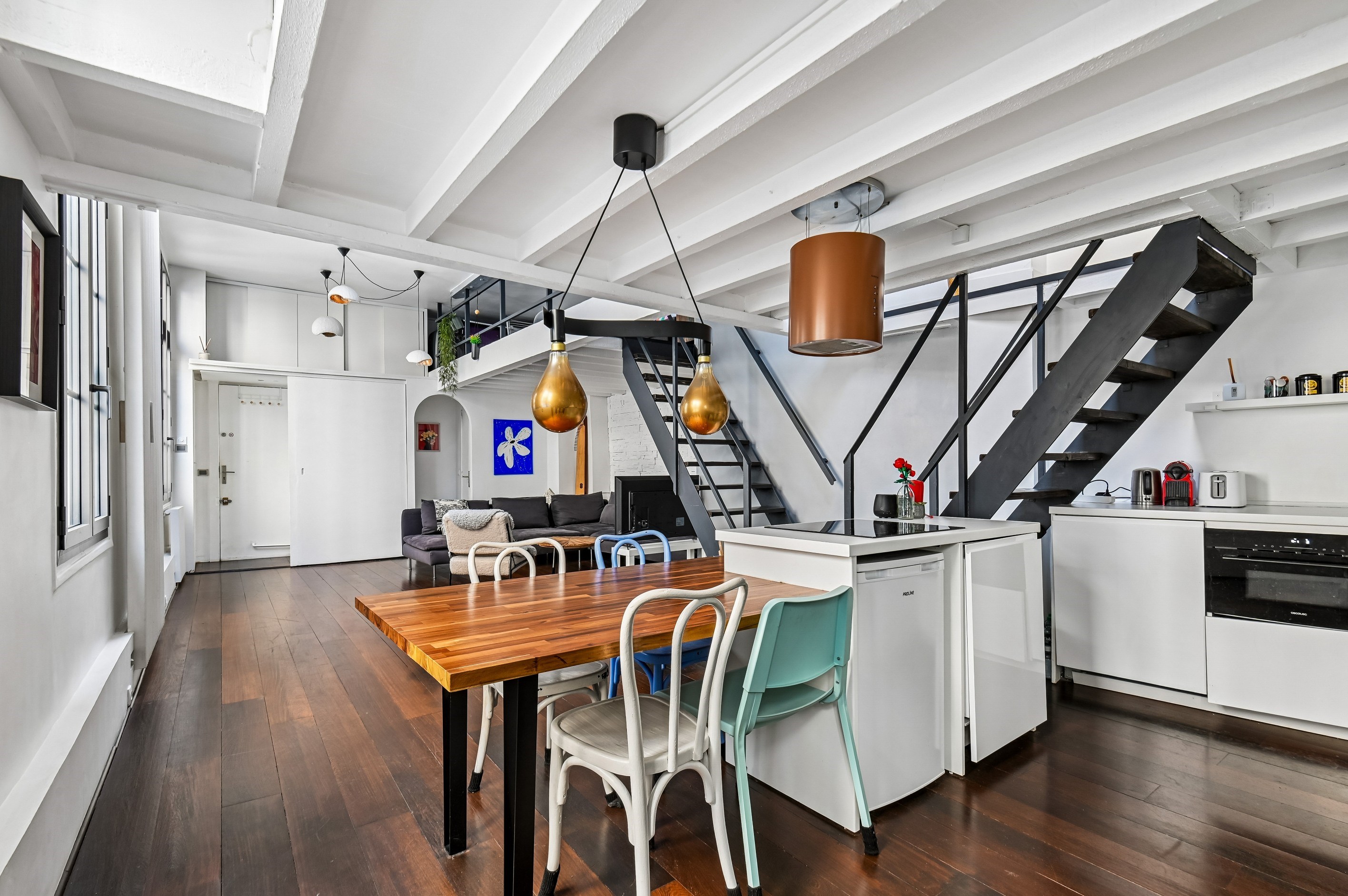  Loft in the Heart of the Historic Marais - Top Floor with Absolute Tranquillity - 物件實景