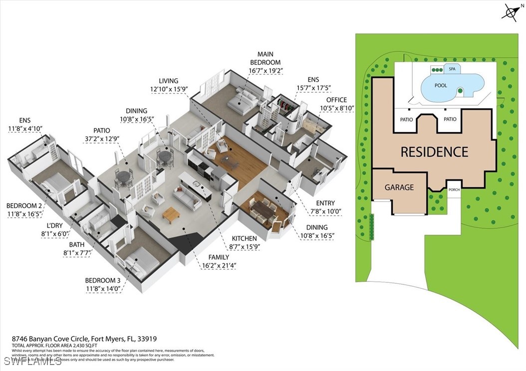 Fort Myers, Florida, 33919, United States, 4 Bedrooms Bedrooms, ,3 BathroomsBathrooms,Residential,For Sale,1981564