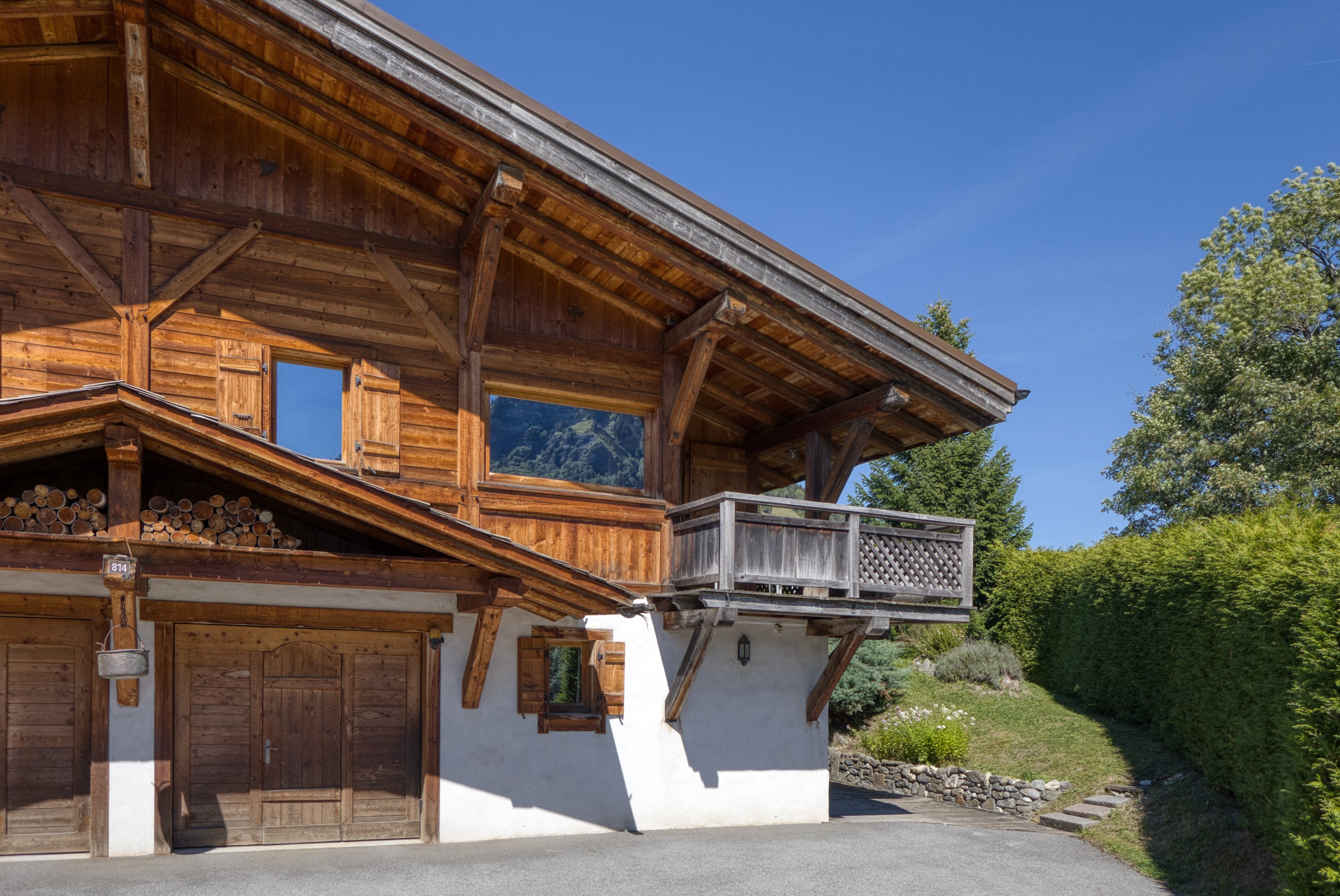  Chalet Louve in Megève — Rochebrune Views and South-Facing Aspect - 物件實景