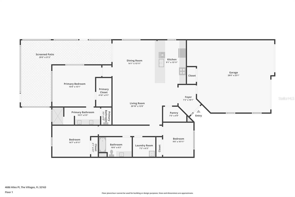 The Villages, Florida, 32163, United States, 3 Bedrooms Bedrooms, ,2 BathroomsBathrooms,Residential,For Sale,1913535